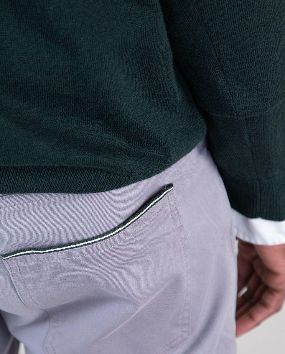 Pantalón 5 Bolsillos Gris-4