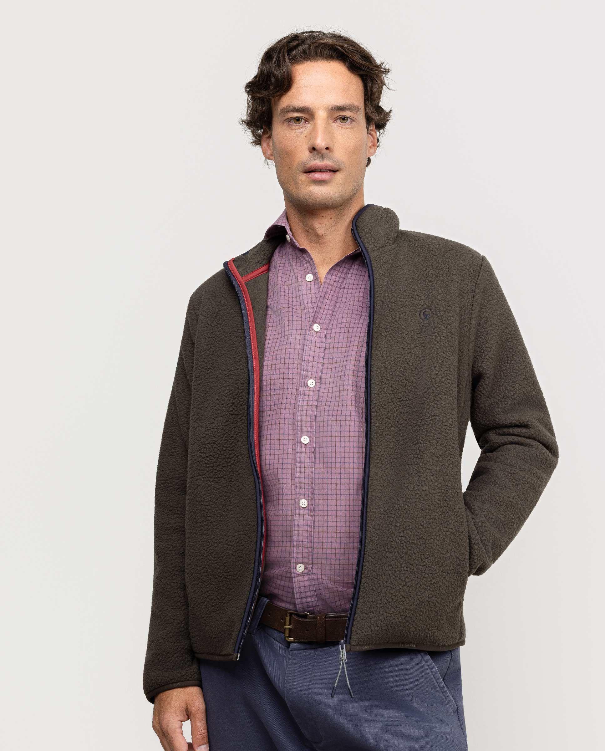 Chaqueta Polar Verde HOMBRE OI 25-0