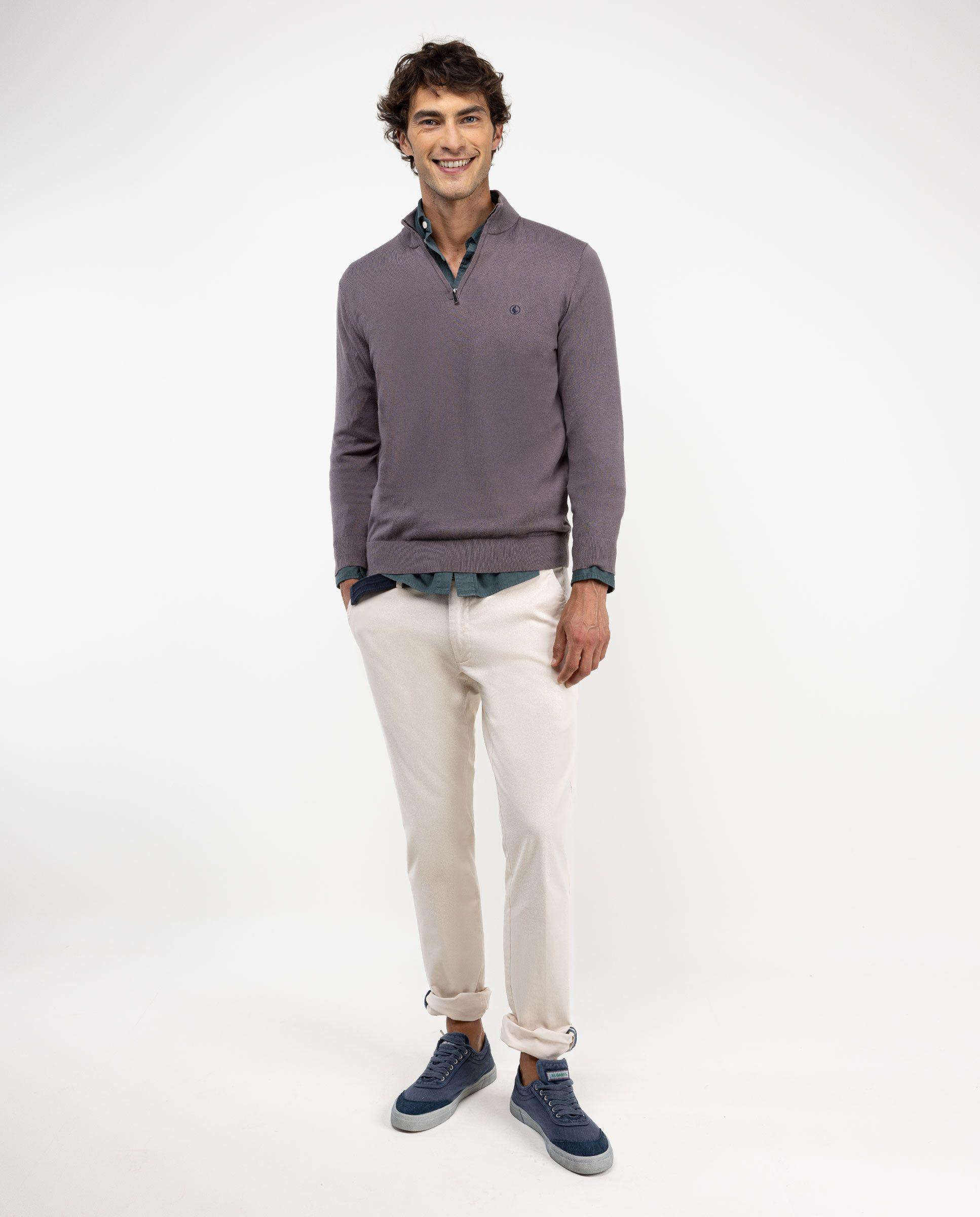 Pantalón Chino Crudo Slim Fit HOMBRE OI 25-1