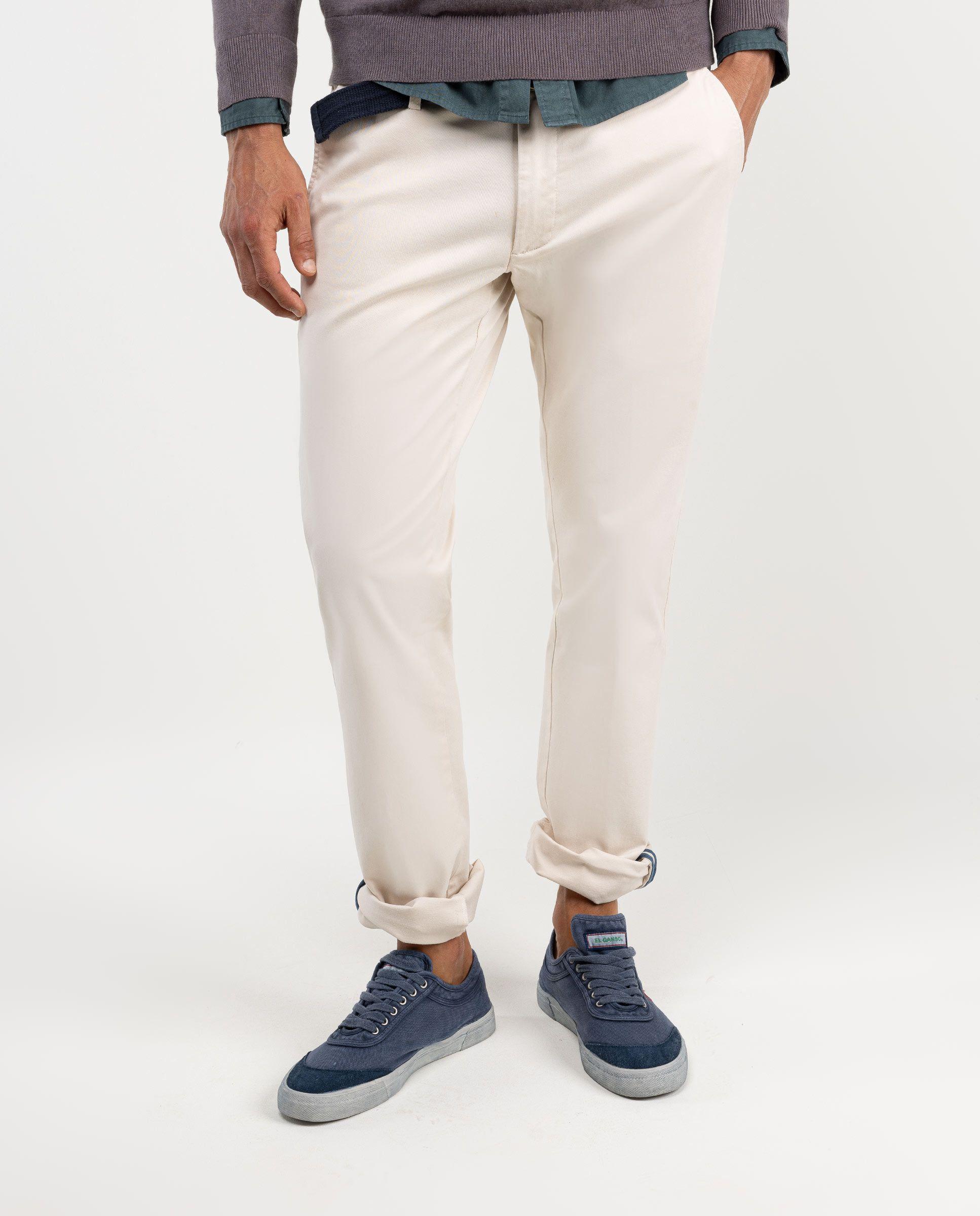 Pantalón Chino Crudo Slim Fit HOMBRE OI 25-2