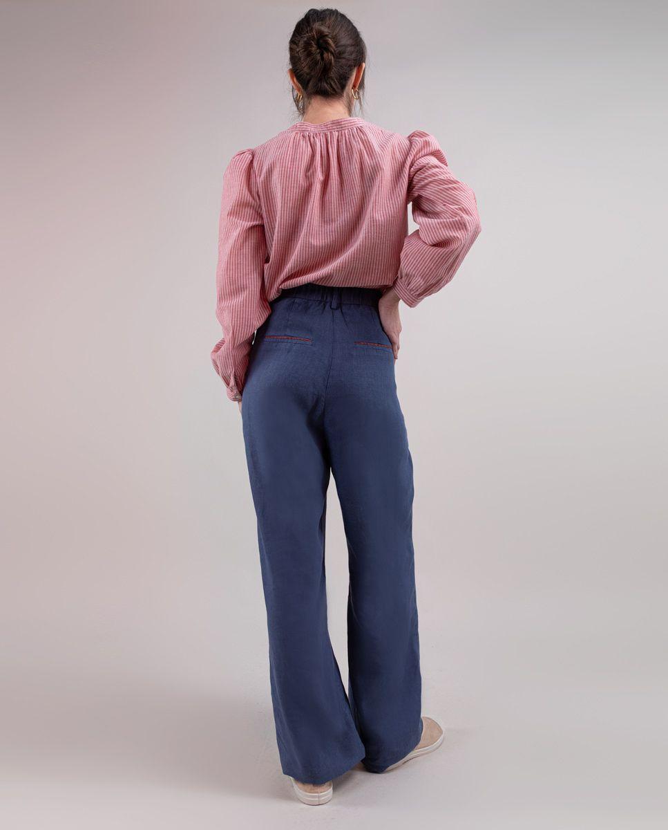 Pantalón Lino Marino MUJER PV 25-2