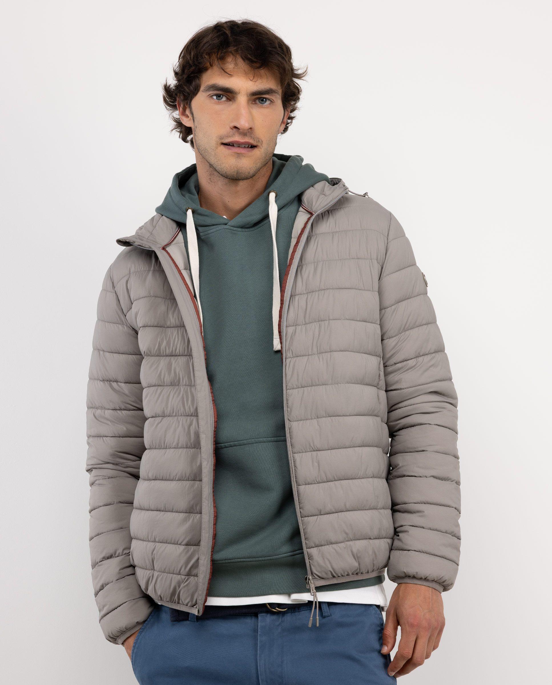 Chaqueta Acolchada Básica Beige HOMBRE OI 25-1