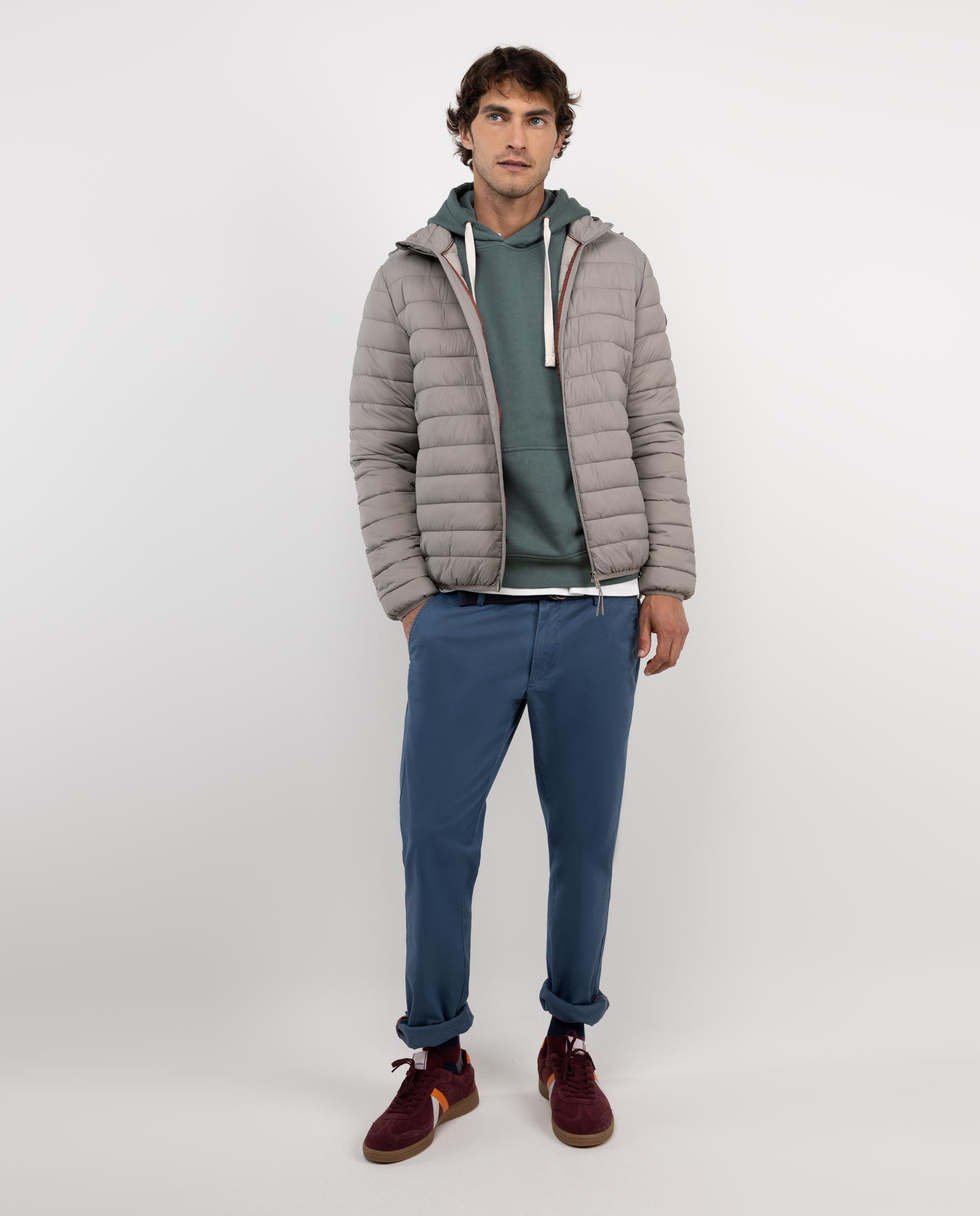 Chaqueta Acolchada Básica Beige HOMBRE OI 25-2