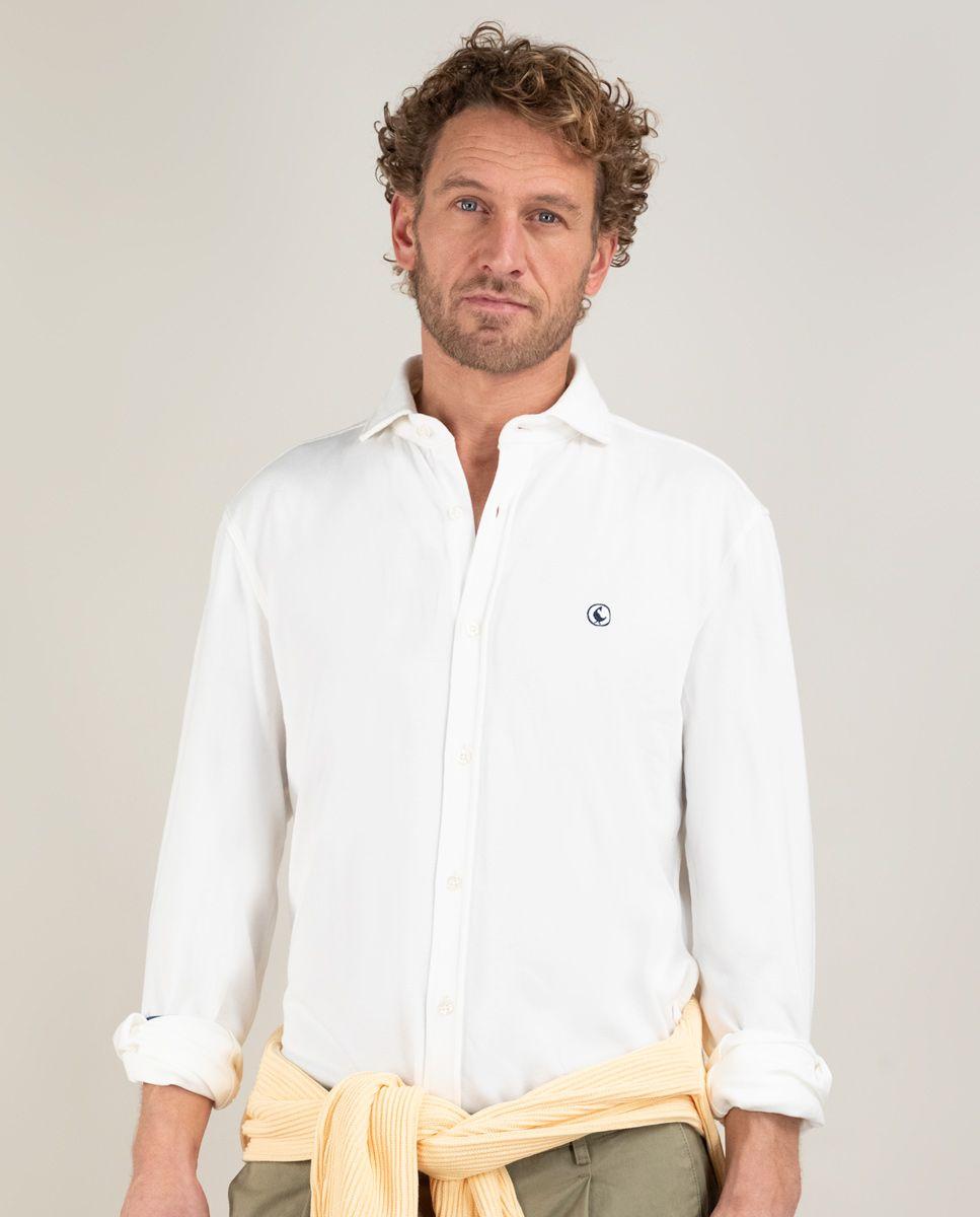 Camisa Piqué Blanco HOMBRE PV 25-0