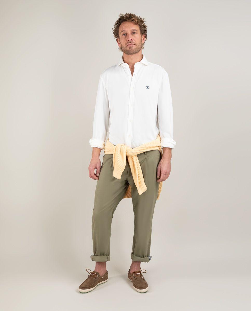 Camisa Piqué Blanco HOMBRE PV 25-1