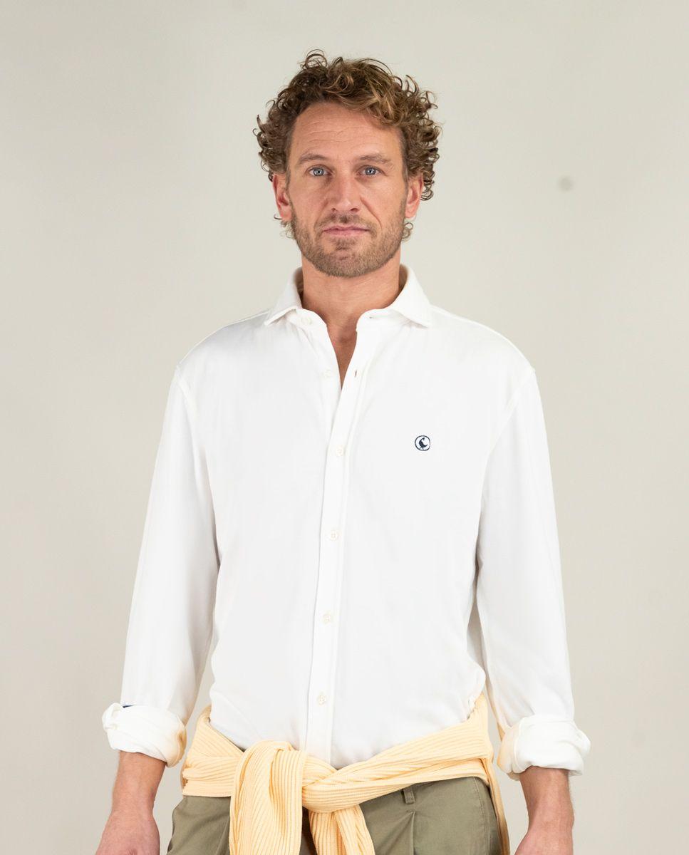 Camisa Piqué Blanco HOMBRE PV 25-2