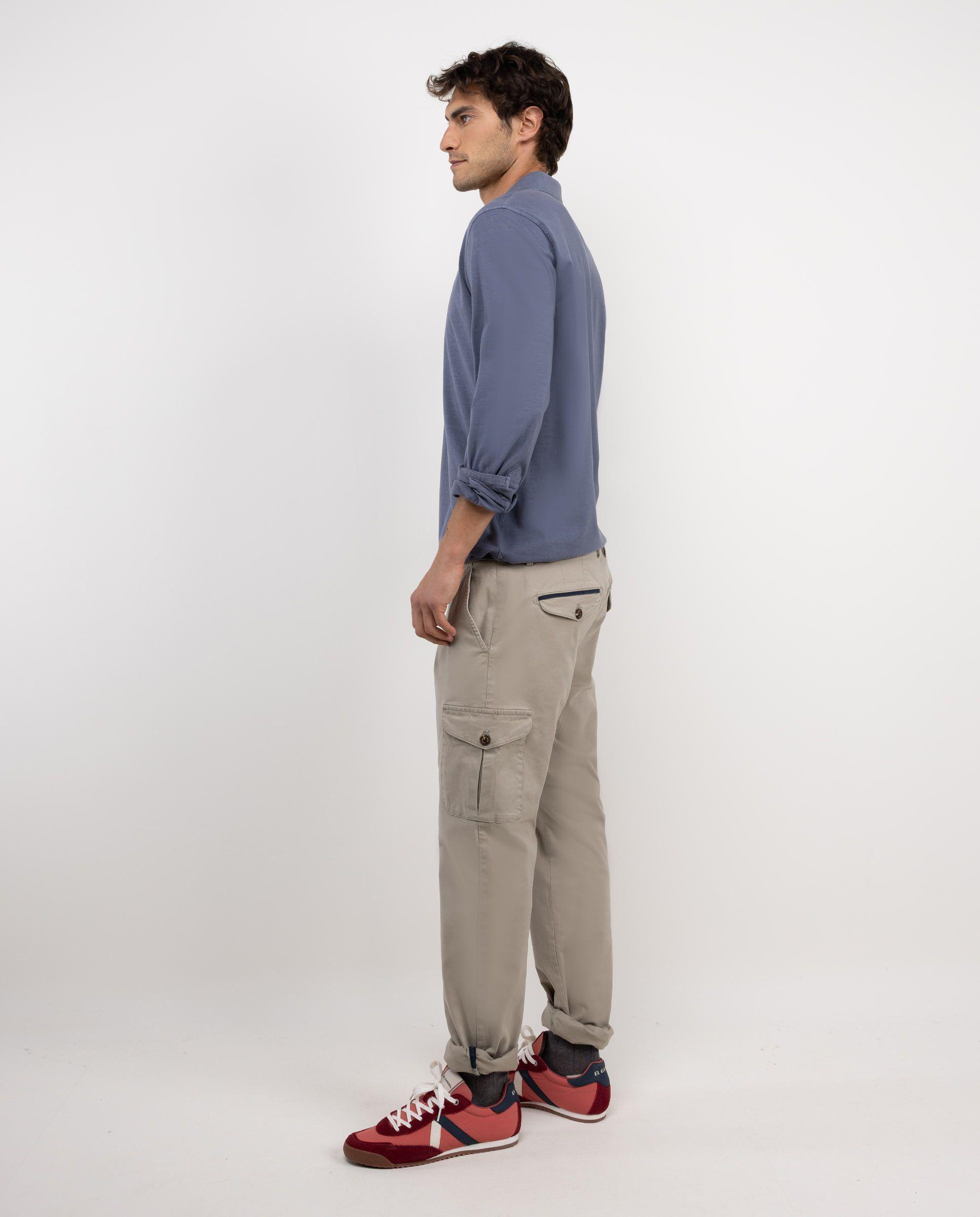 Polo Manga Larga Jersey Petróleo HOMBRE OI 25-2