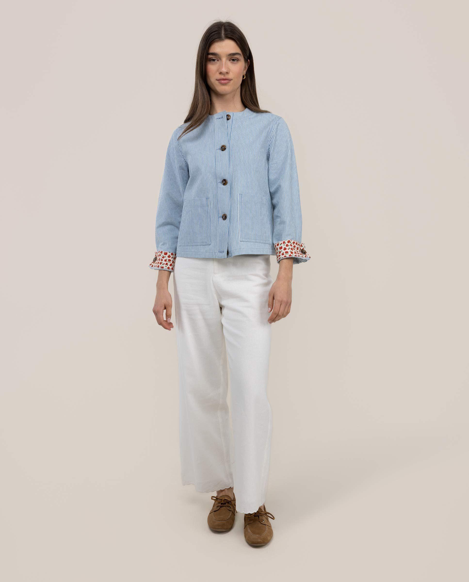 Chaqueta Mia Denim Rayas  MUJER PV 26-1