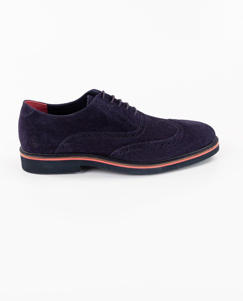 Zapato Oxford Ante Marino HOMBRE PV 25-0