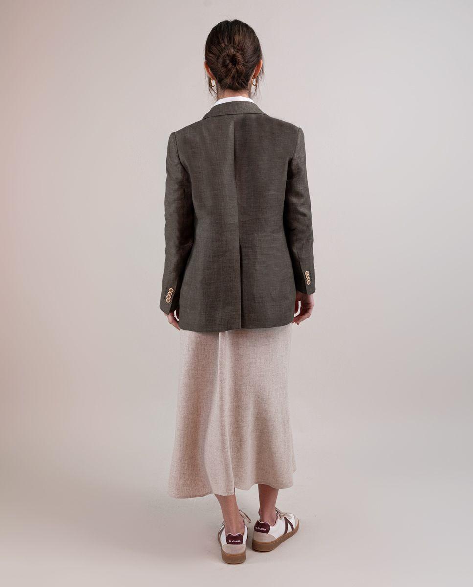 Americana Lino Verde MUJER PV 25-2