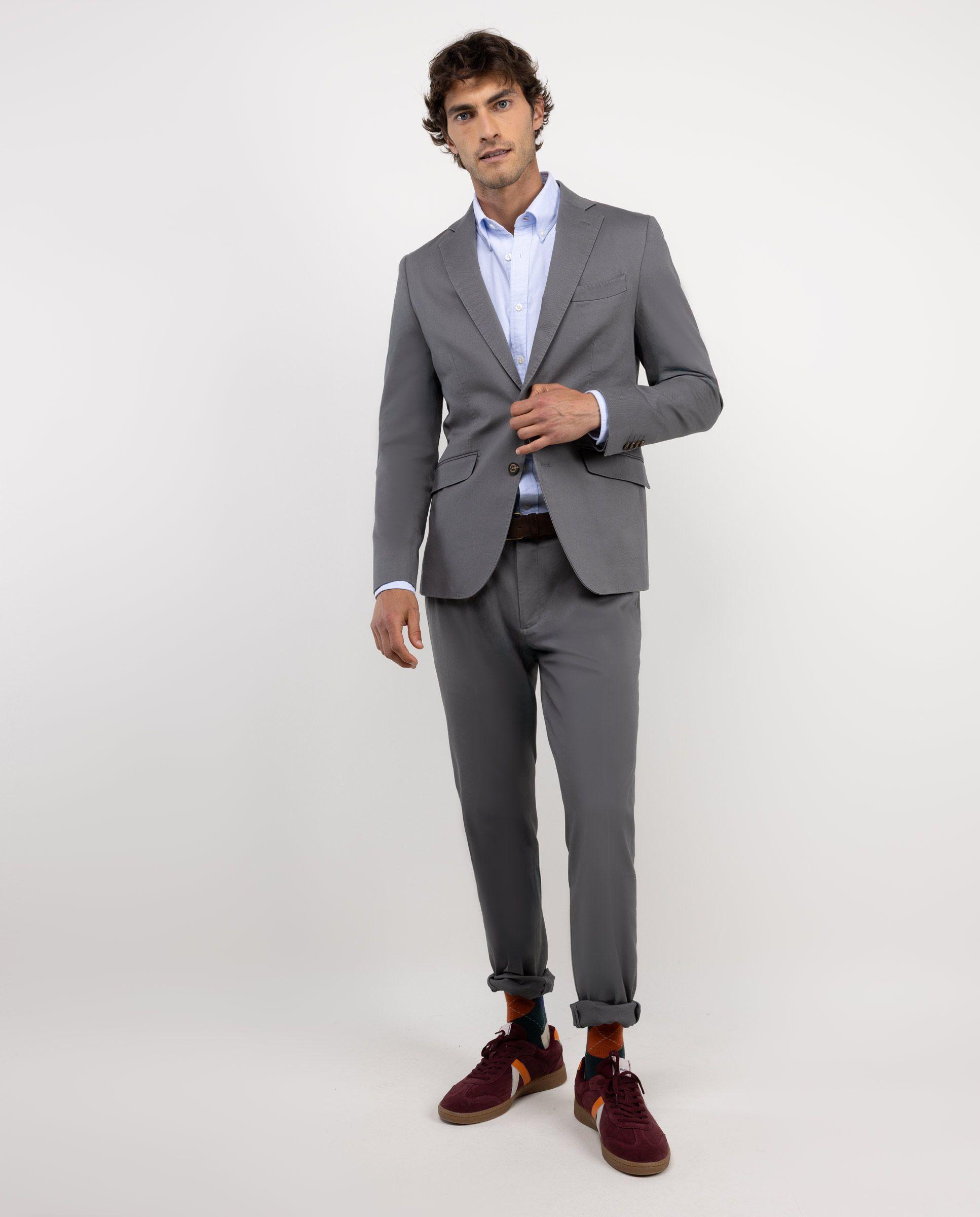 Americana Coordinada Lavado Gris HOMBRE OI 25-2