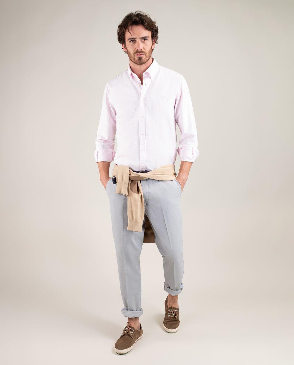 Camisa Oxford Yale Rosa HOMBRE PV 25-1