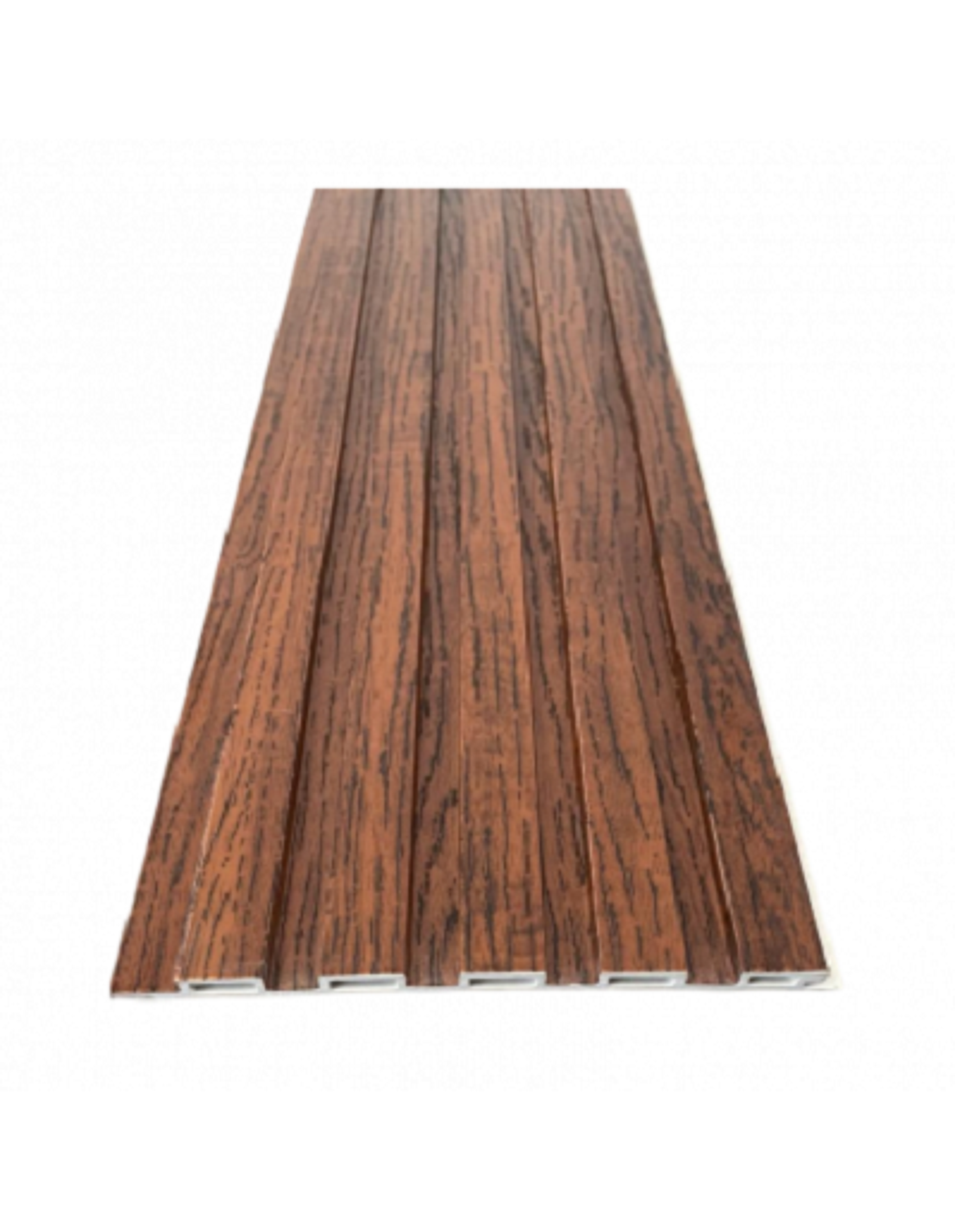 WPC Wall Panel Interior Slim 10 piezas - Nogal-0
