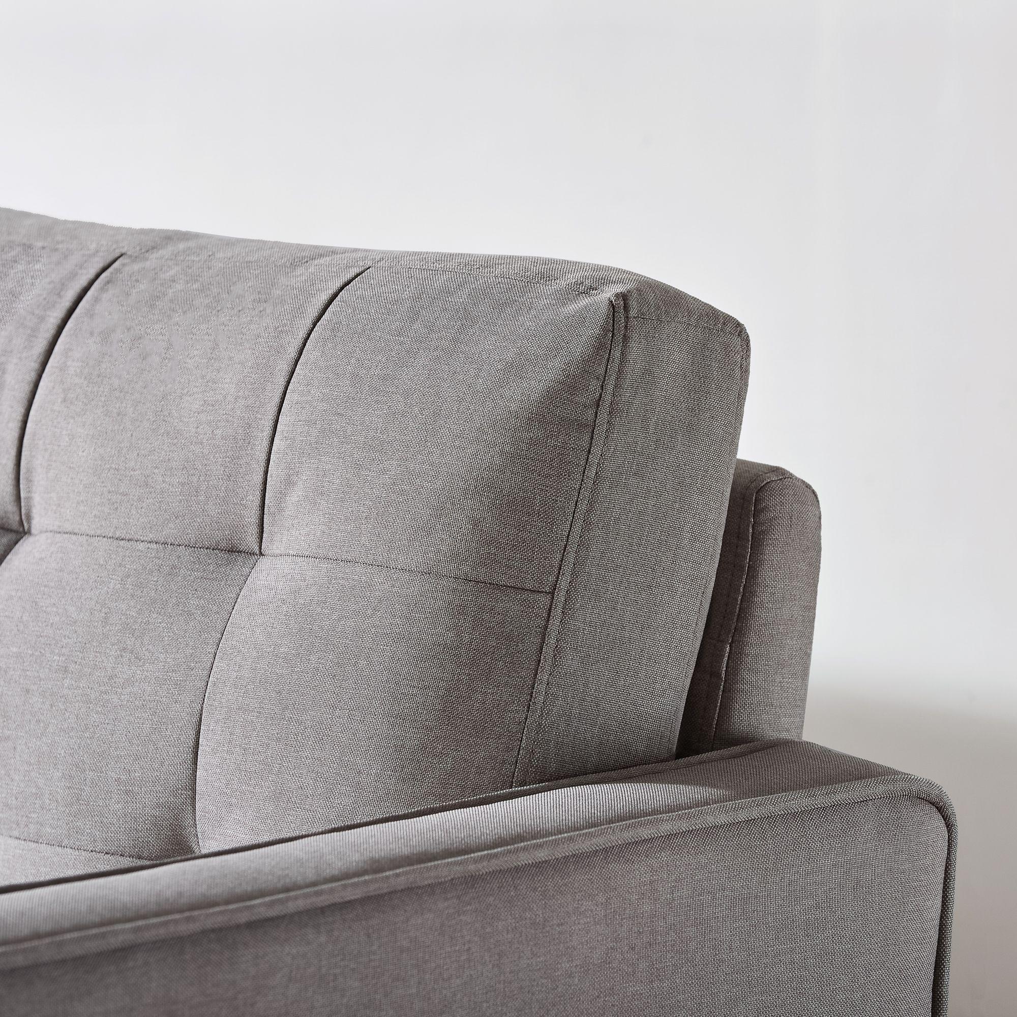 Sofá de 3 cuerpos Zinus Benton Mid-Century  Gris Piedra-6