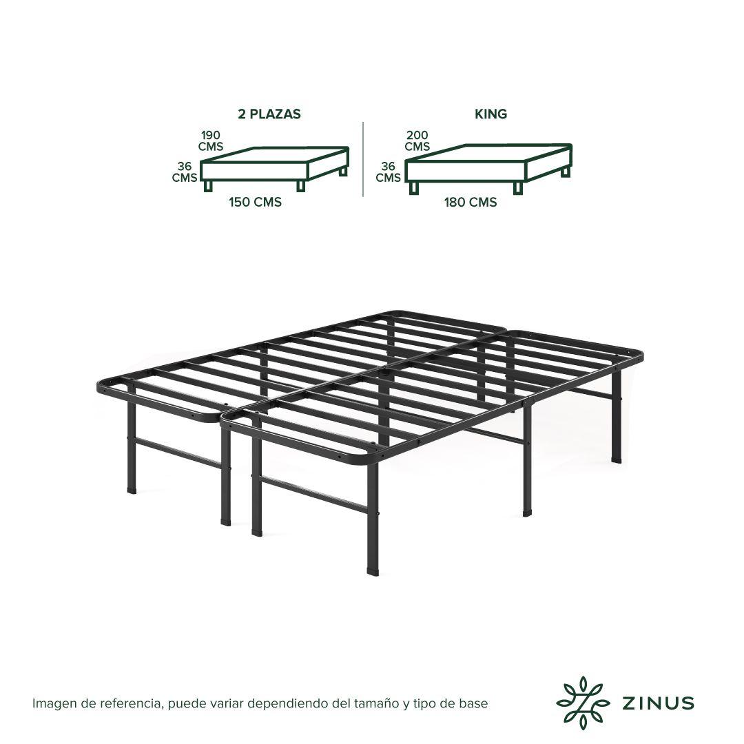 Base de Cama  Zinus  1 Plaza 90x190x30cm Rumi-3