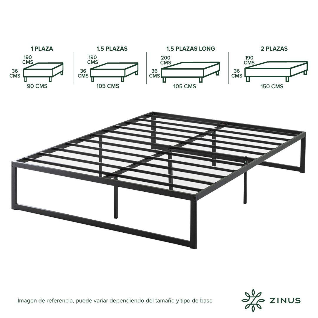 Base de cama ABEL Zinus King 180x200x36cm-2