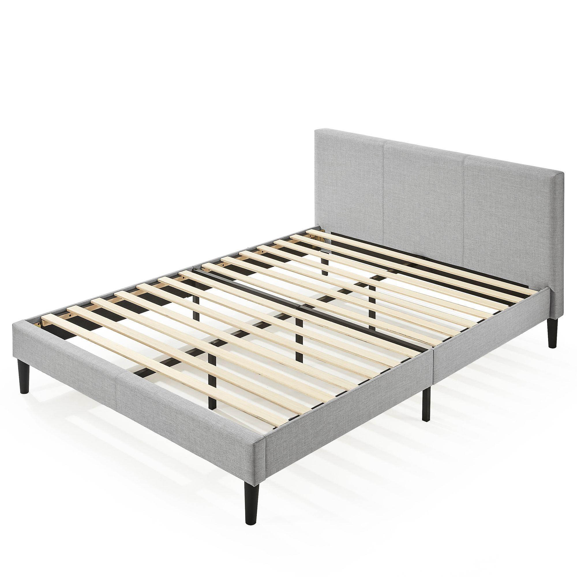 Base de cama Europea con respaldo Zinus 2 plazas150x190x30cm-0