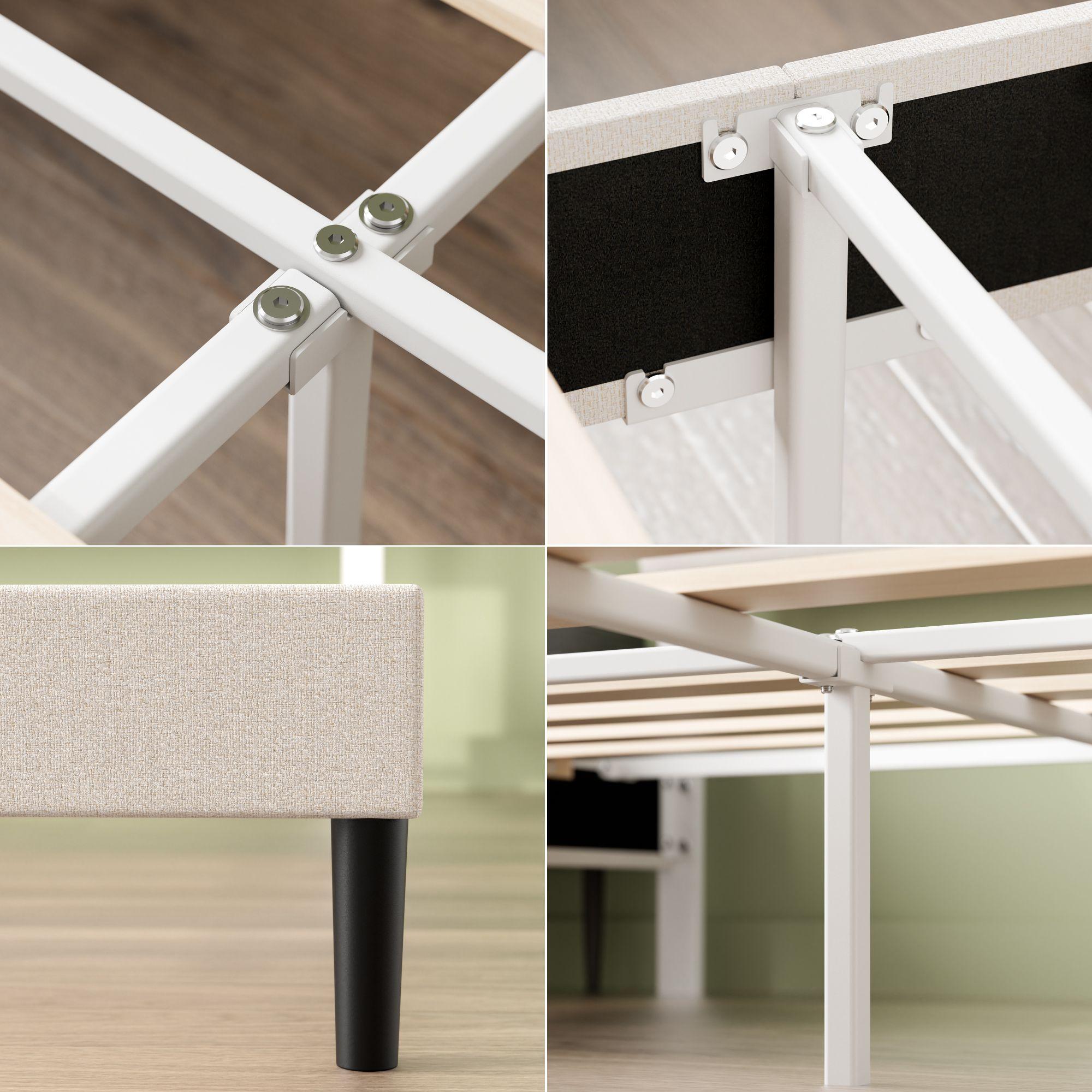 Base de Cama Premium Zinus 2PLong 150x200x30cm Piper Resp-3