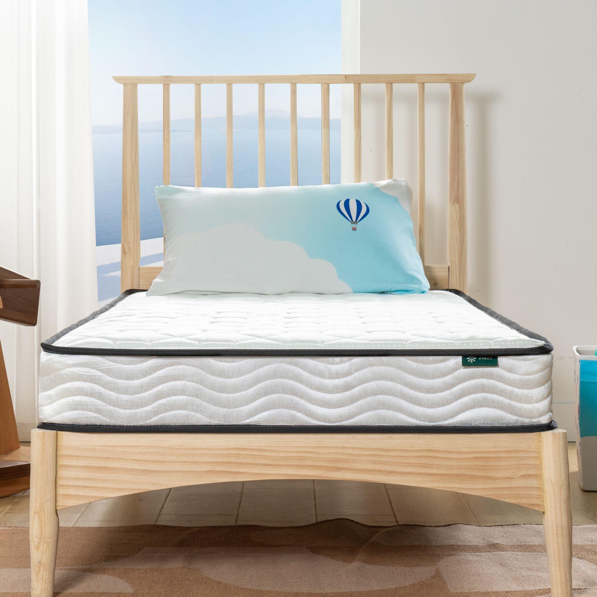 Colchón 1.5 plazas  Tight Resortes Bonnell Zinus 105x190x15cm-6