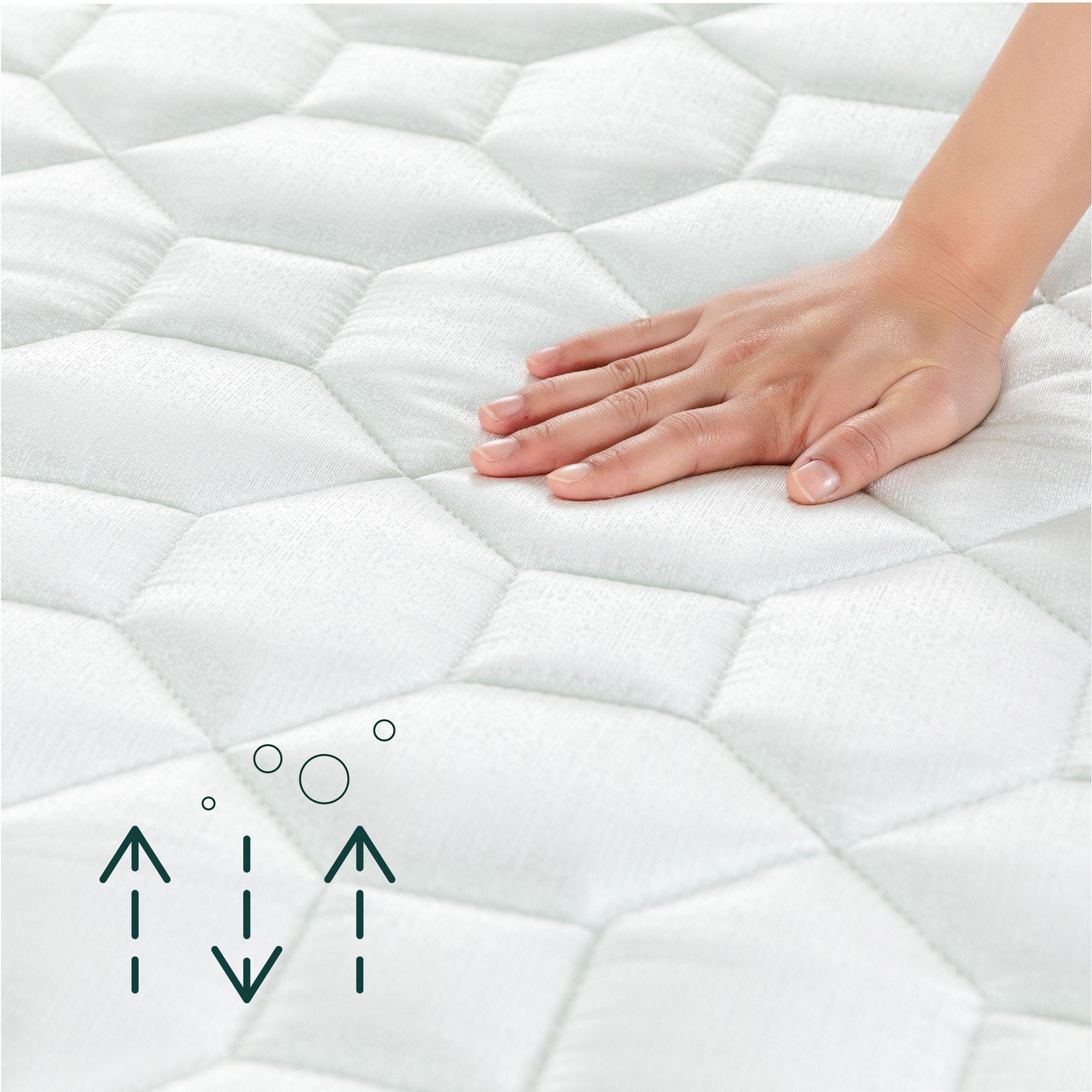 Colchón 1.5 plazas  Tight Resortes Bonnell Zinus 105x190x15cm-7