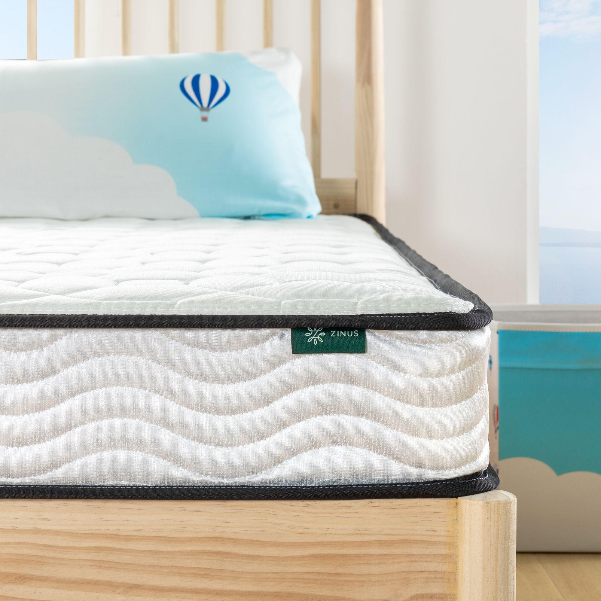 Colchón 1.5 plazas  Tight Resortes Bonnell Zinus 105x190x15cm-8