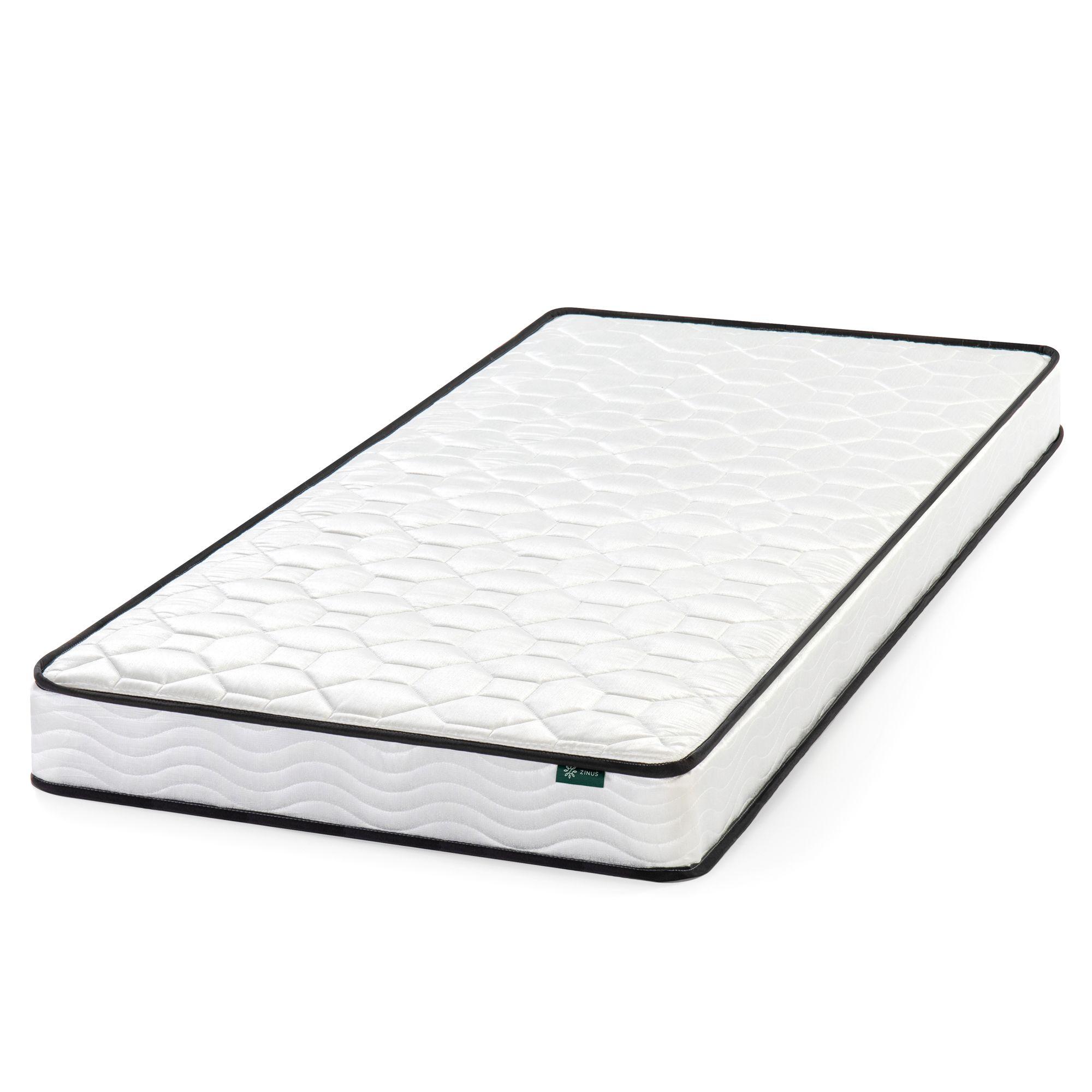 Colchón 1.5 plazas long Tight Resortes Bonnell Zinus 105x200x15cm-1