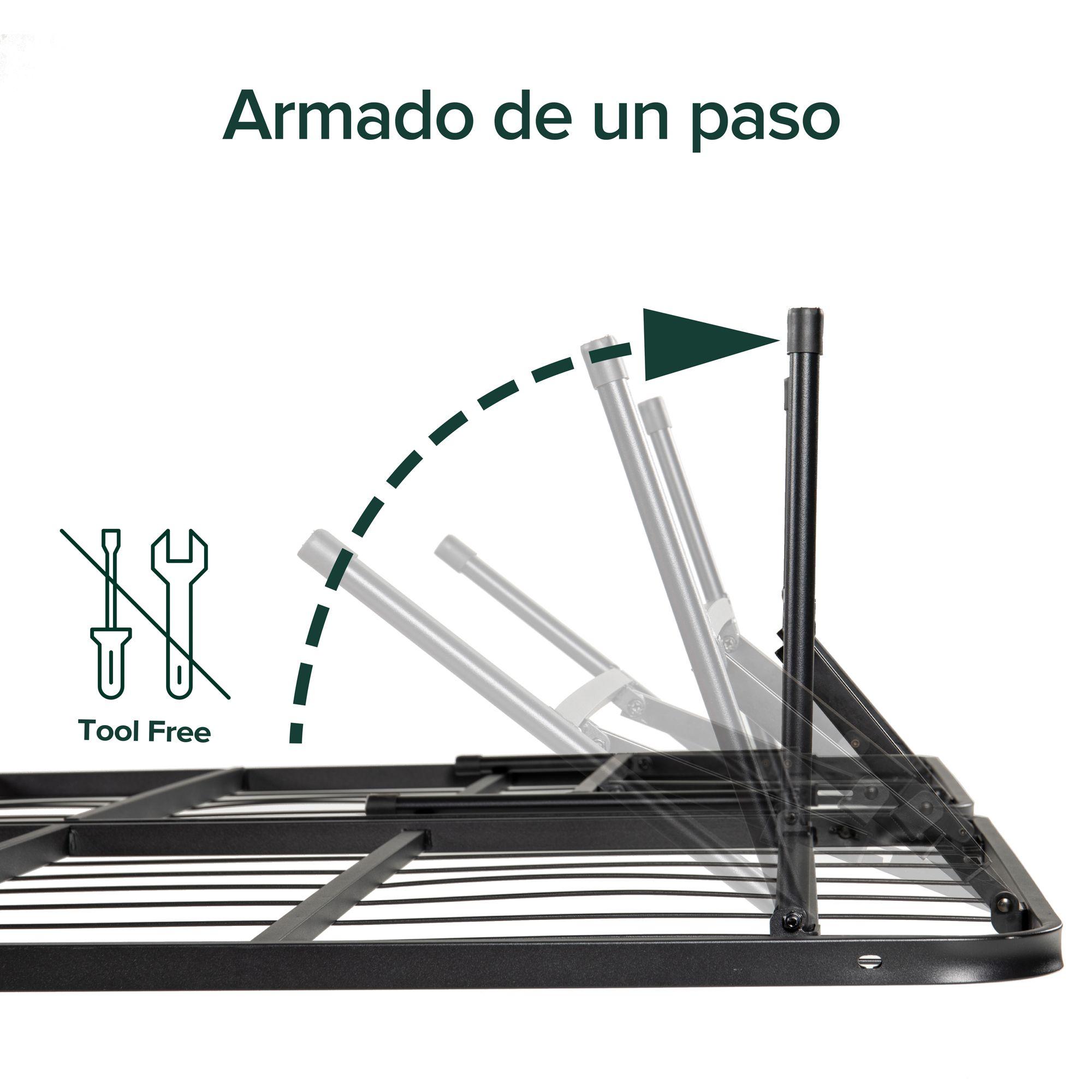 Base de cama SHAWN Zinus 1.5 plazas 105x190x36cm-5