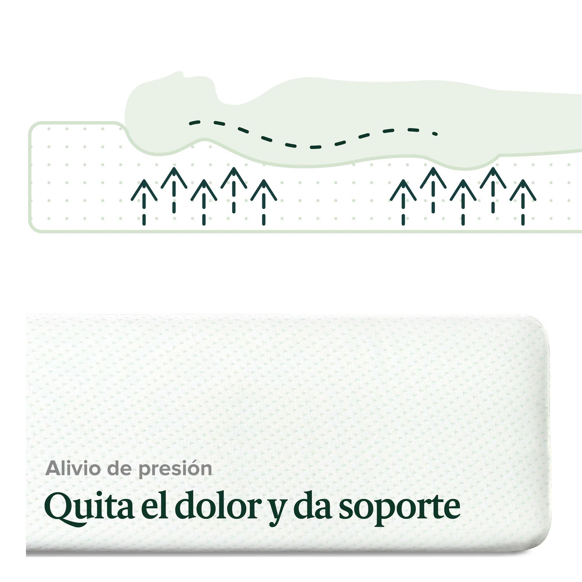 Colchón 2 plazas espuma Zinus Memory Foam 150x190x20cm-5