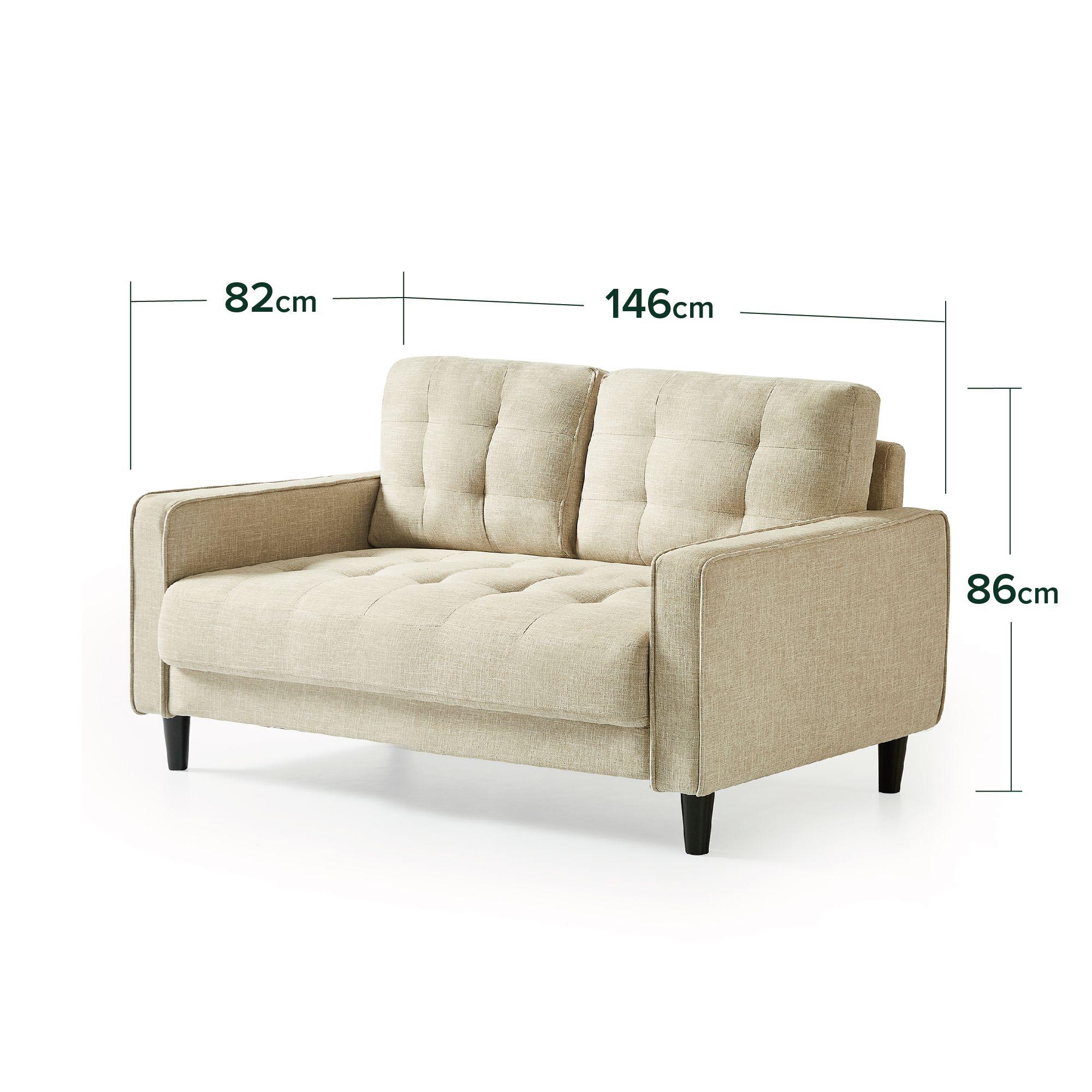 Sofá Zinus benton 2 cuerpos Beige-2