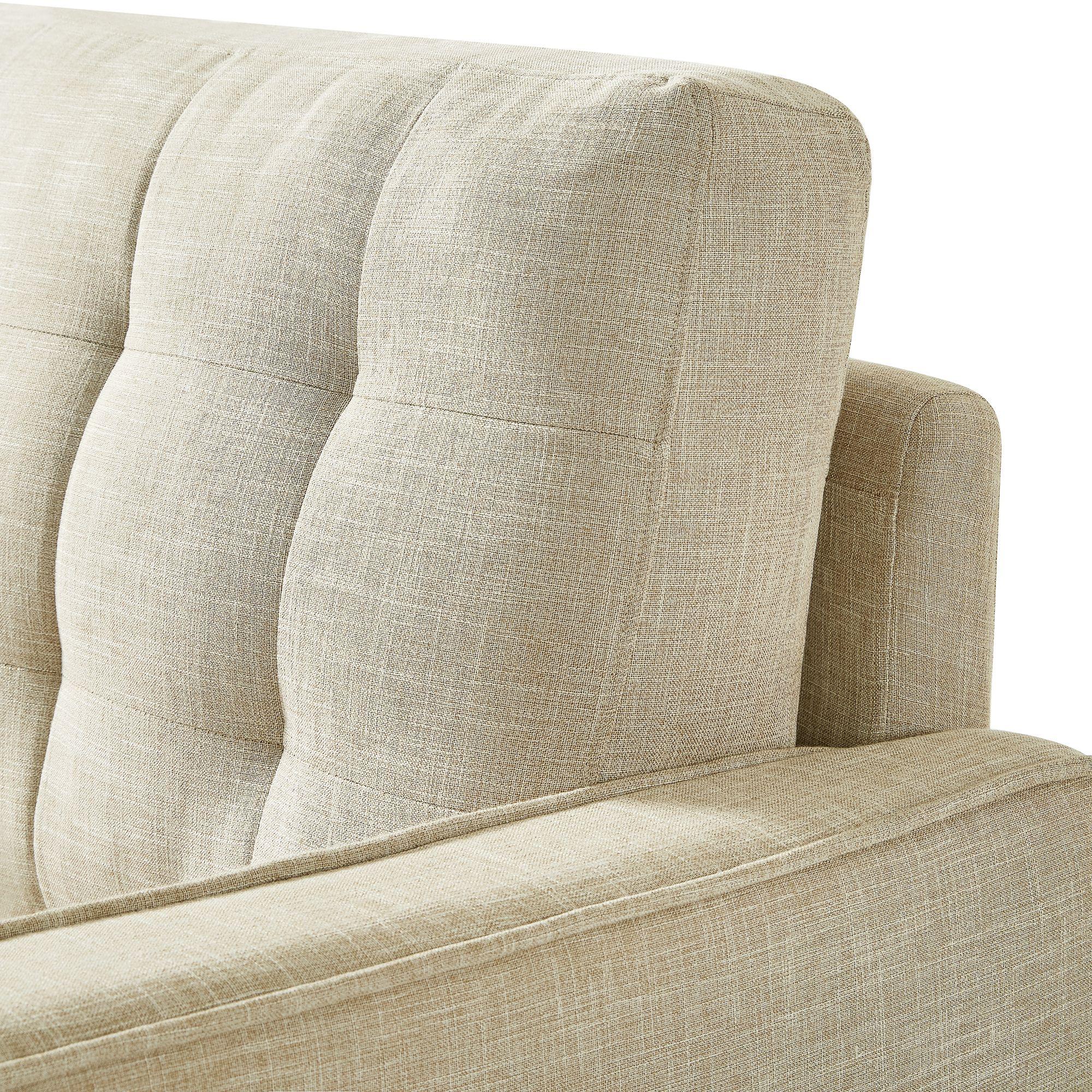 Sofá Zinus benton 2 cuerpos Beige-4