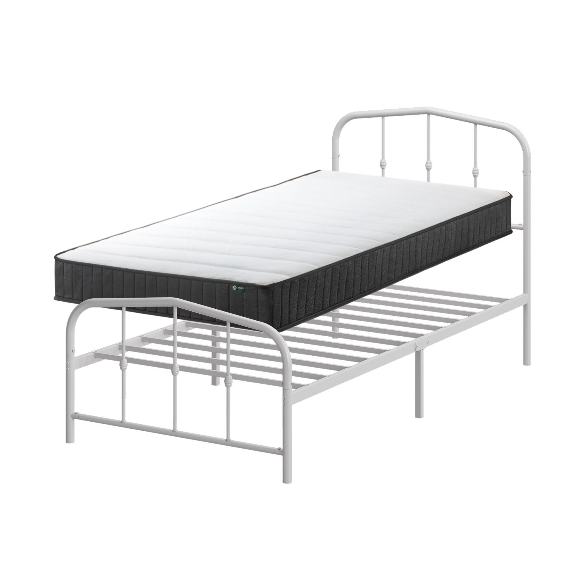 Cama Heidi Zinus Colchon Resortes Pocket 20cms 1.5 Plazas Long-1