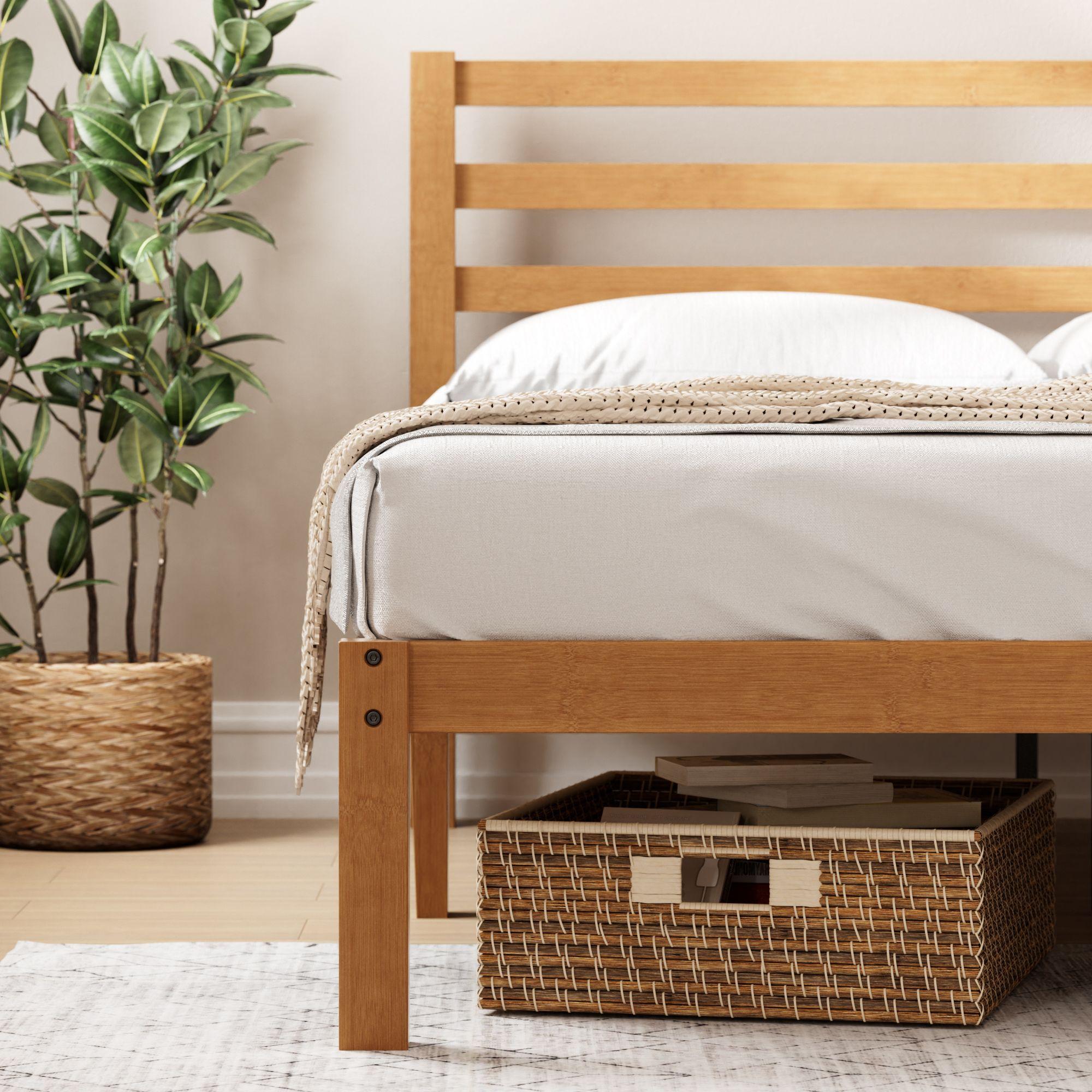 Base de Cama Zinus 1.5 Plaza Long 105x200x30cm Leah Respaldo-2