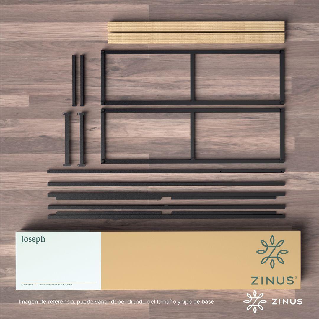 Cama Joseph Zinus Resortes Pocket 1.5 Plazas Long 25cms-5