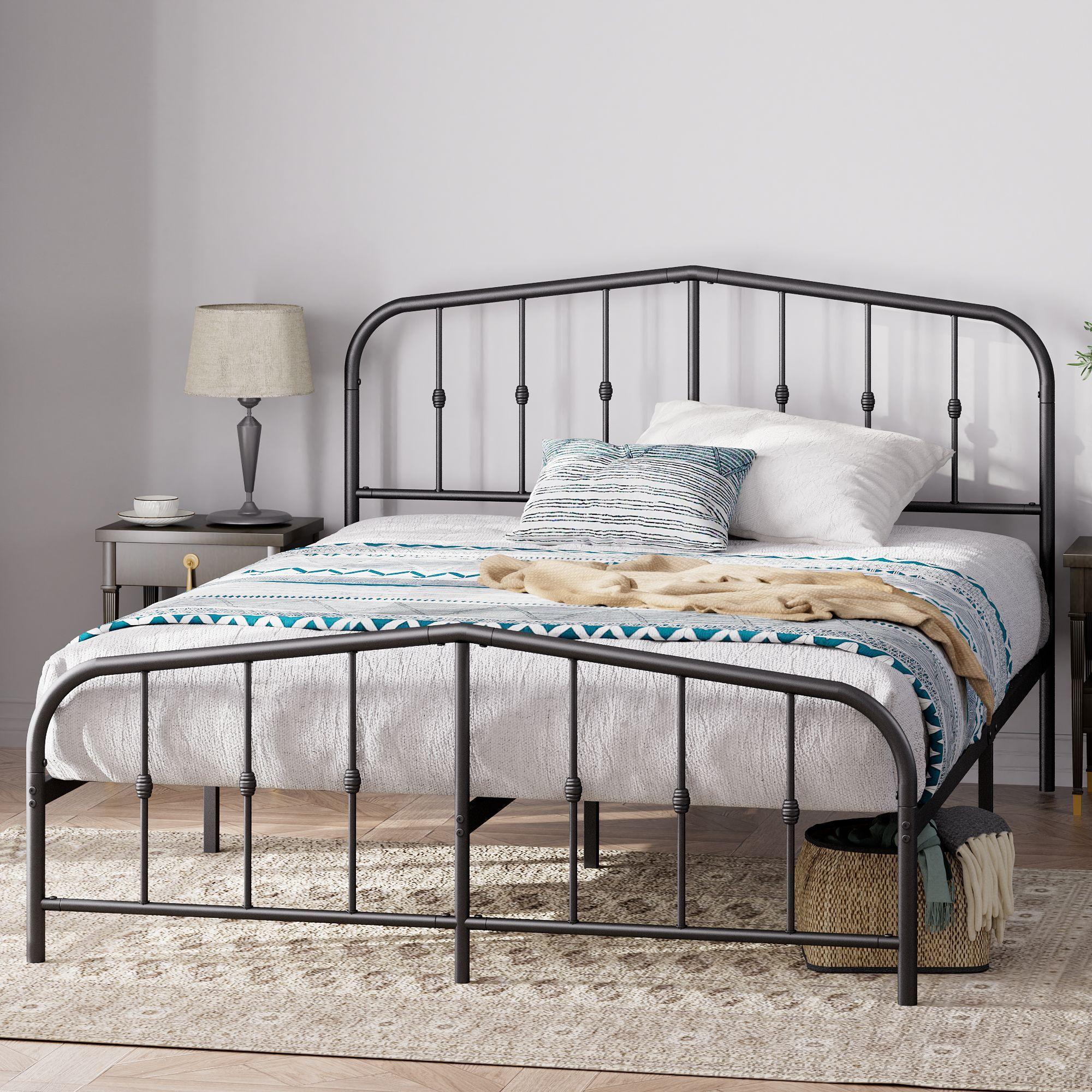 Base de Cama  Zinus  2 Plazas 150x190x30cm Heidi respaldo-3