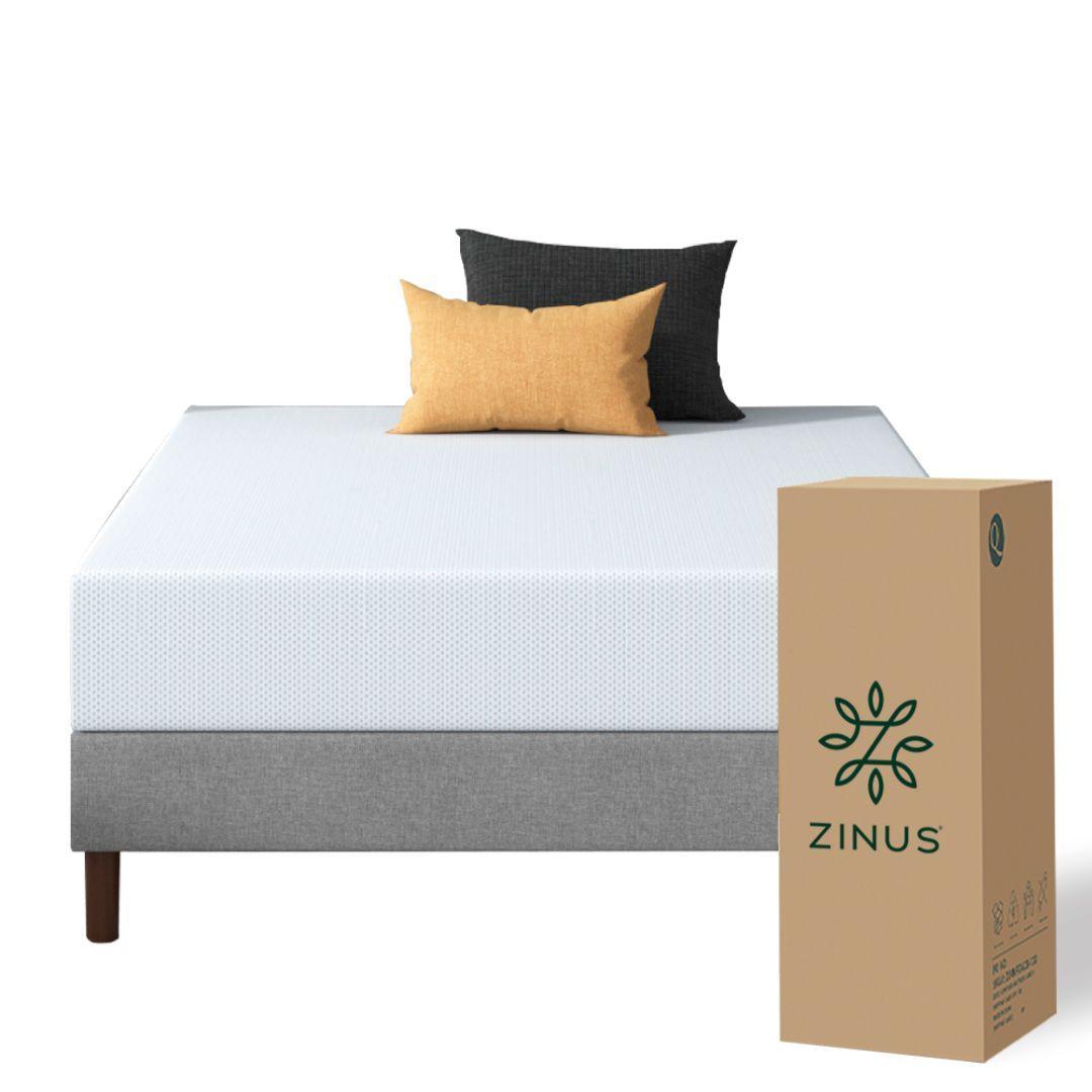 Colchón Zinus 1.5 Plazas Long 105x200x15cm Espuma y Fresco-0