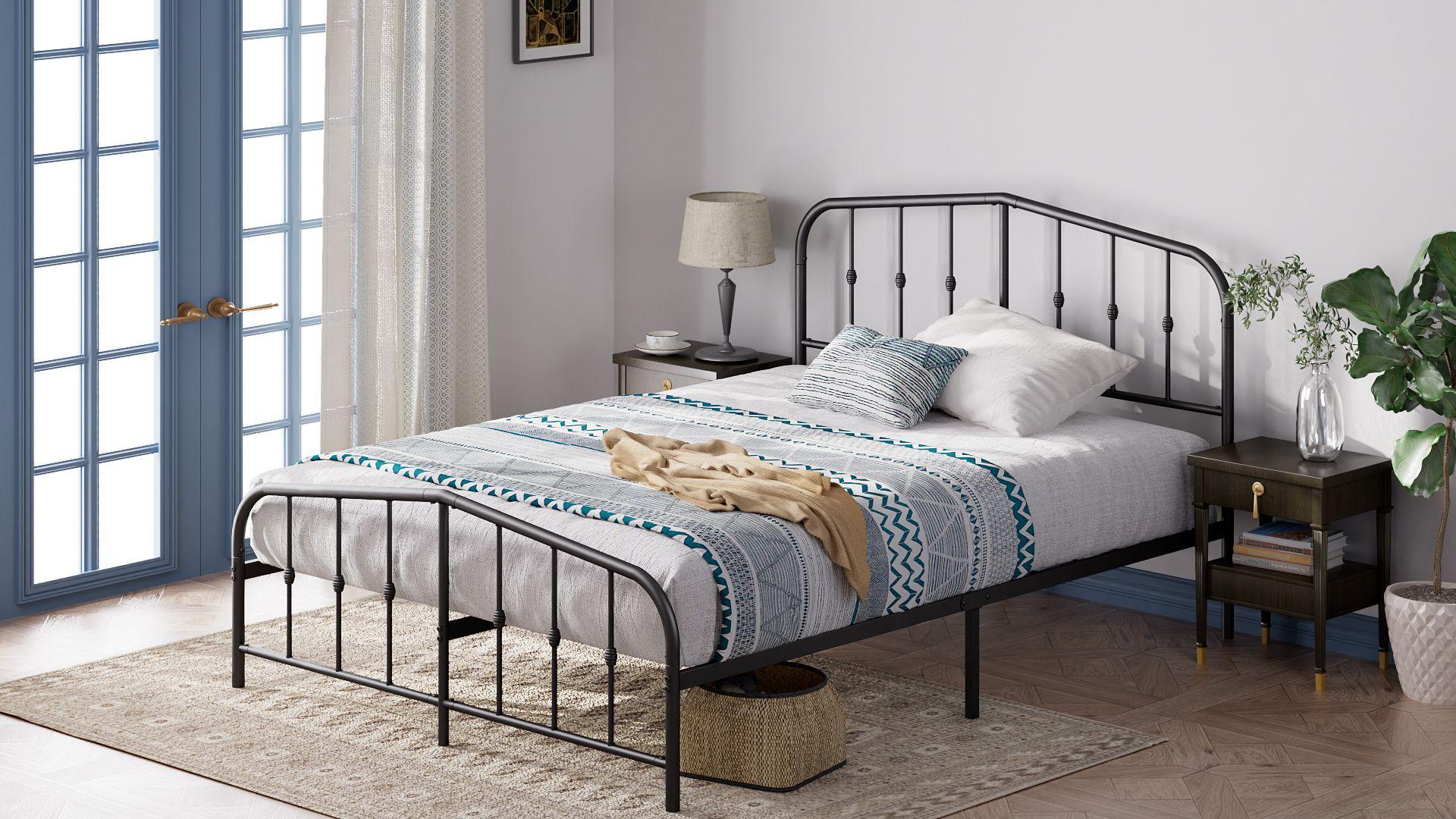 Base Cama Zinus 1.5 Plazas Long 105x200x30cm Heidi respaldo-3