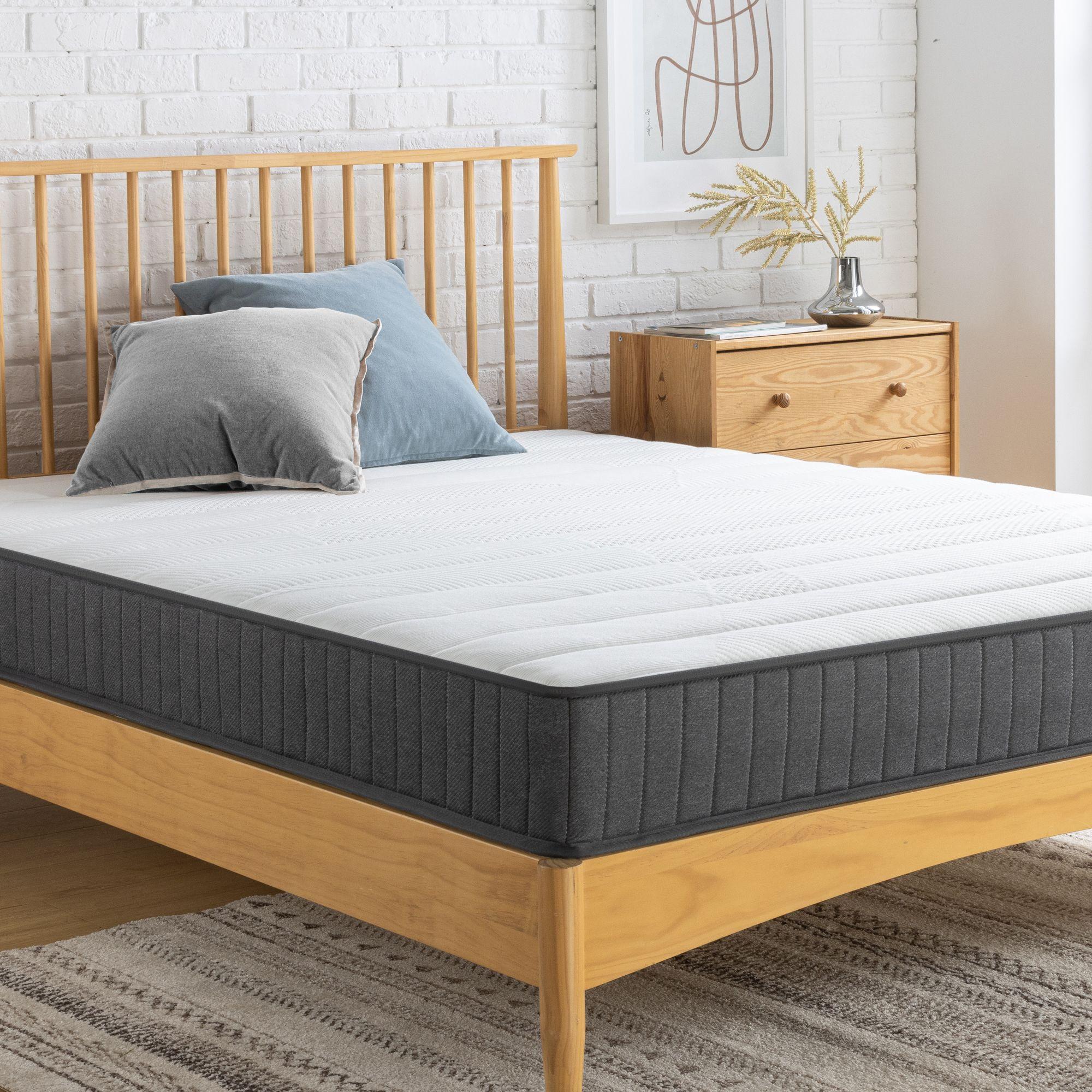 Colchón 1.5 plazas Resortes Pocket MSHOA Zinus 105x190x20cm-3