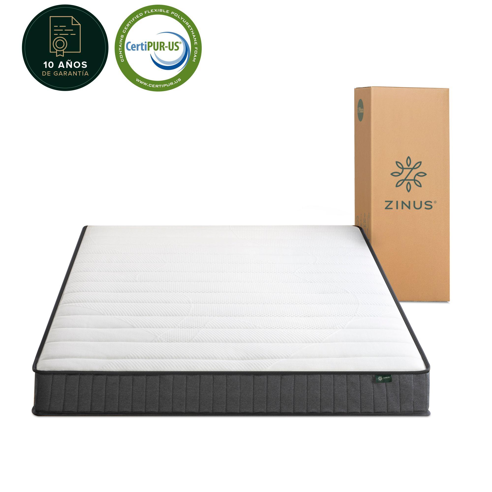 Colchón 1.5 plazas Resortes Pocket MSHOA Zinus 105x190x15cm-7