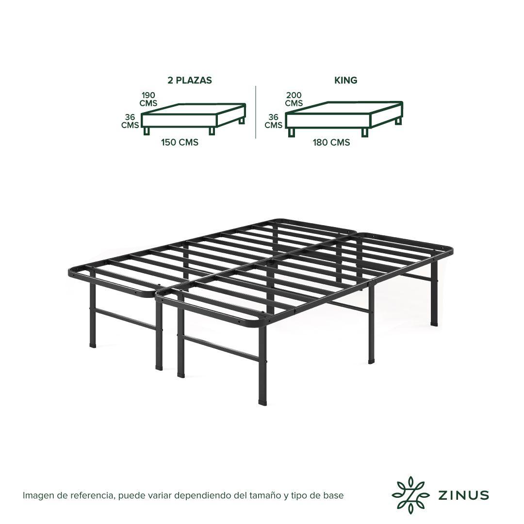 Base de Cama  Zinus  1.5 Plazas 105x190x30cm Rumi-3