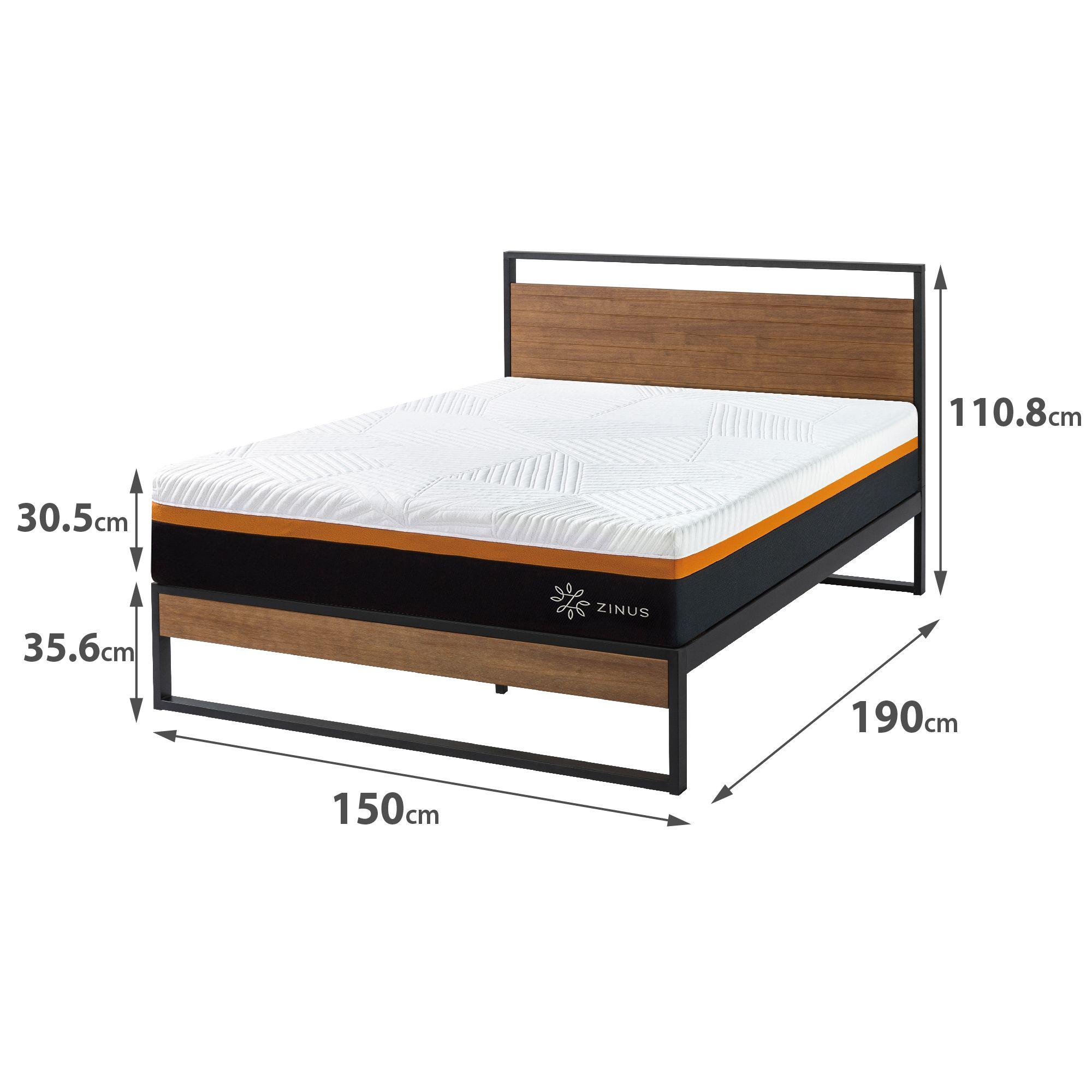 Cama Suzanne Zinus 2 Plazas-3