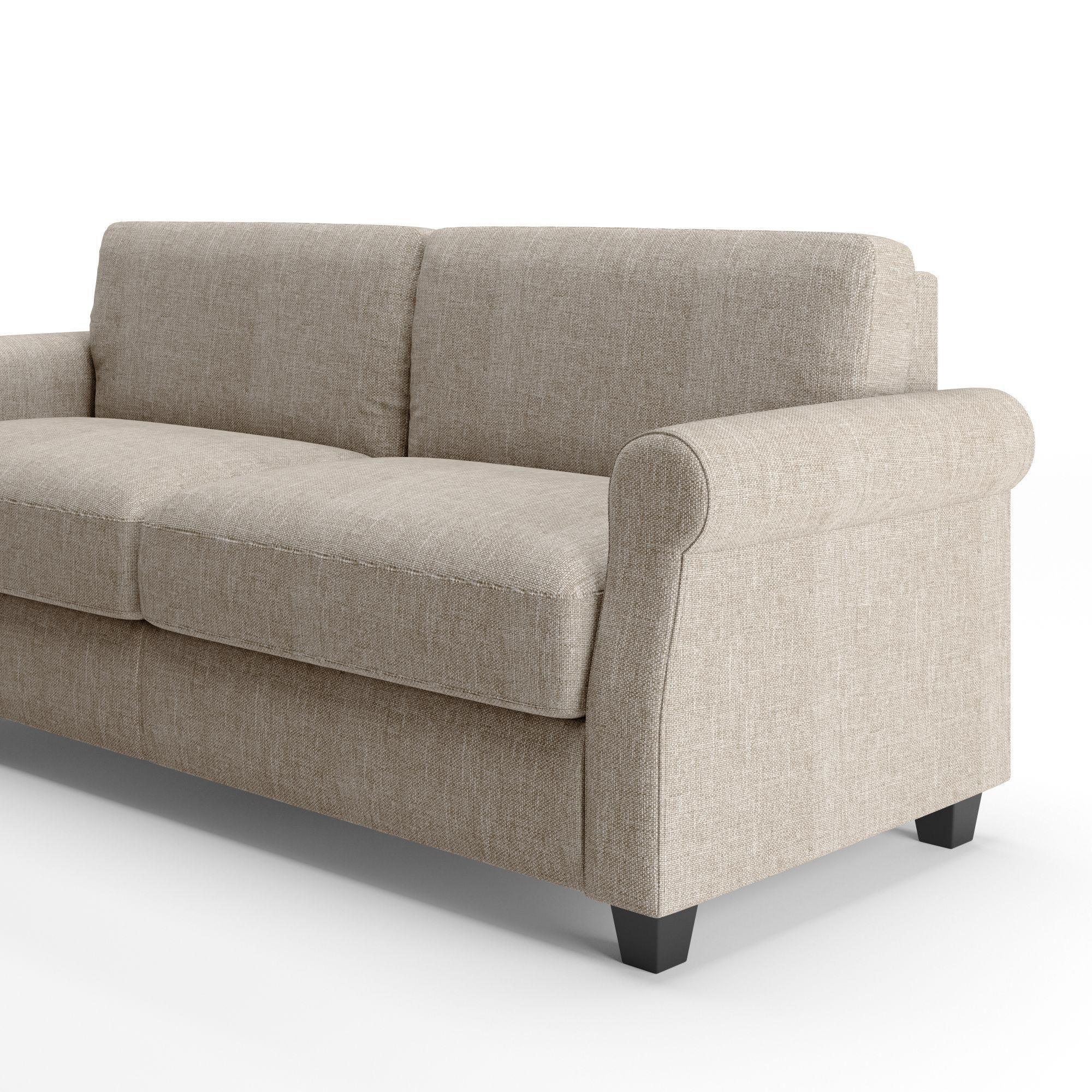 Sofá Zinus Josh 3 cuerpos Beige-4