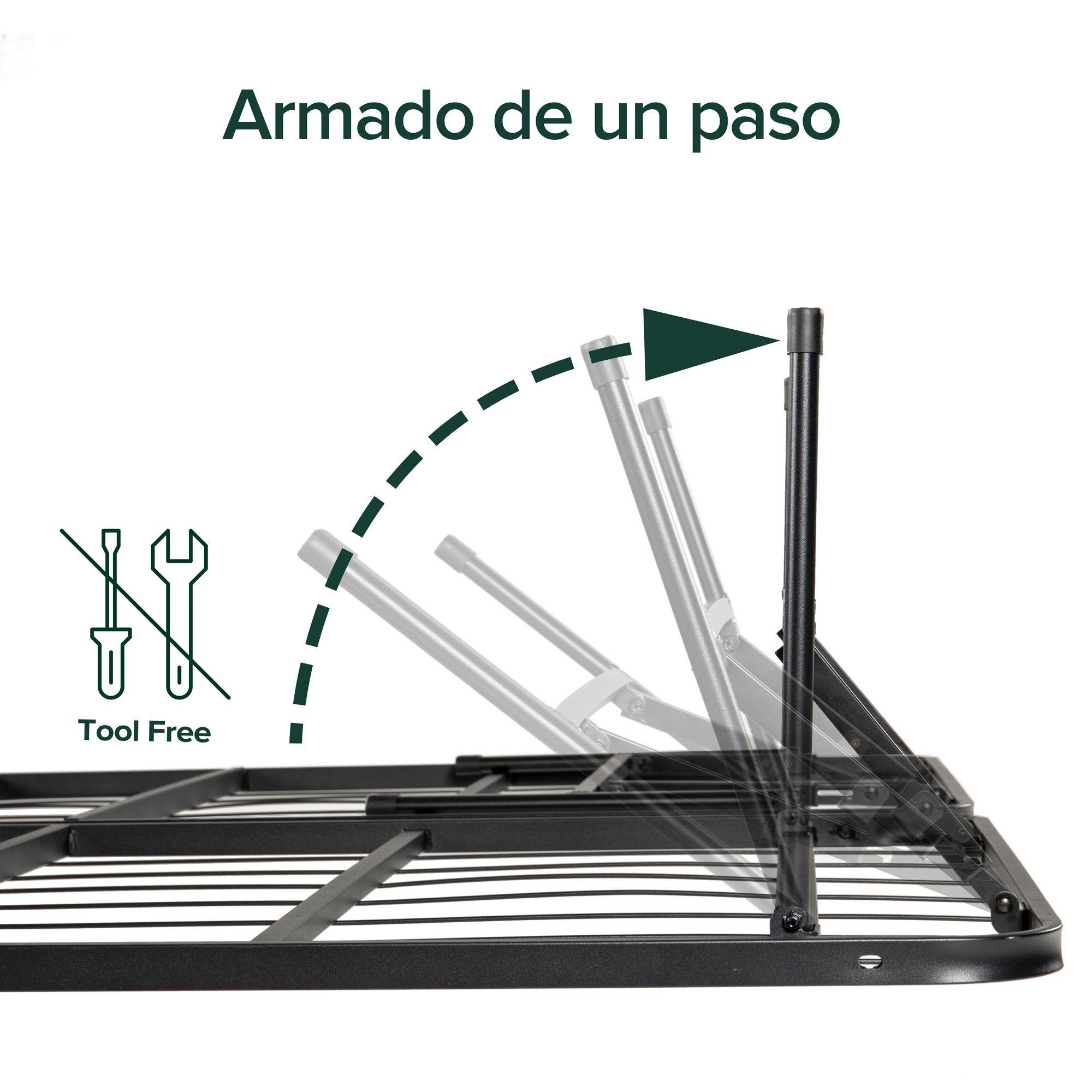 Base de cama SHAWN Zinus 1 plaza 90x190x36cm-6