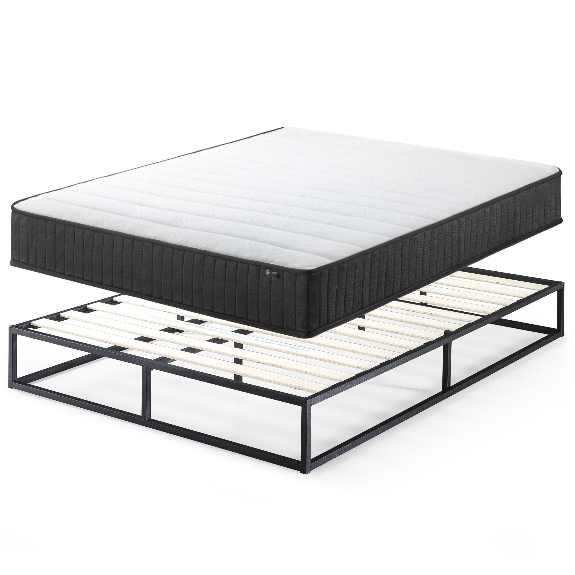 Cama Joseph Zinus Colchon Resortes Pocket 20cms 2 Plazas-2