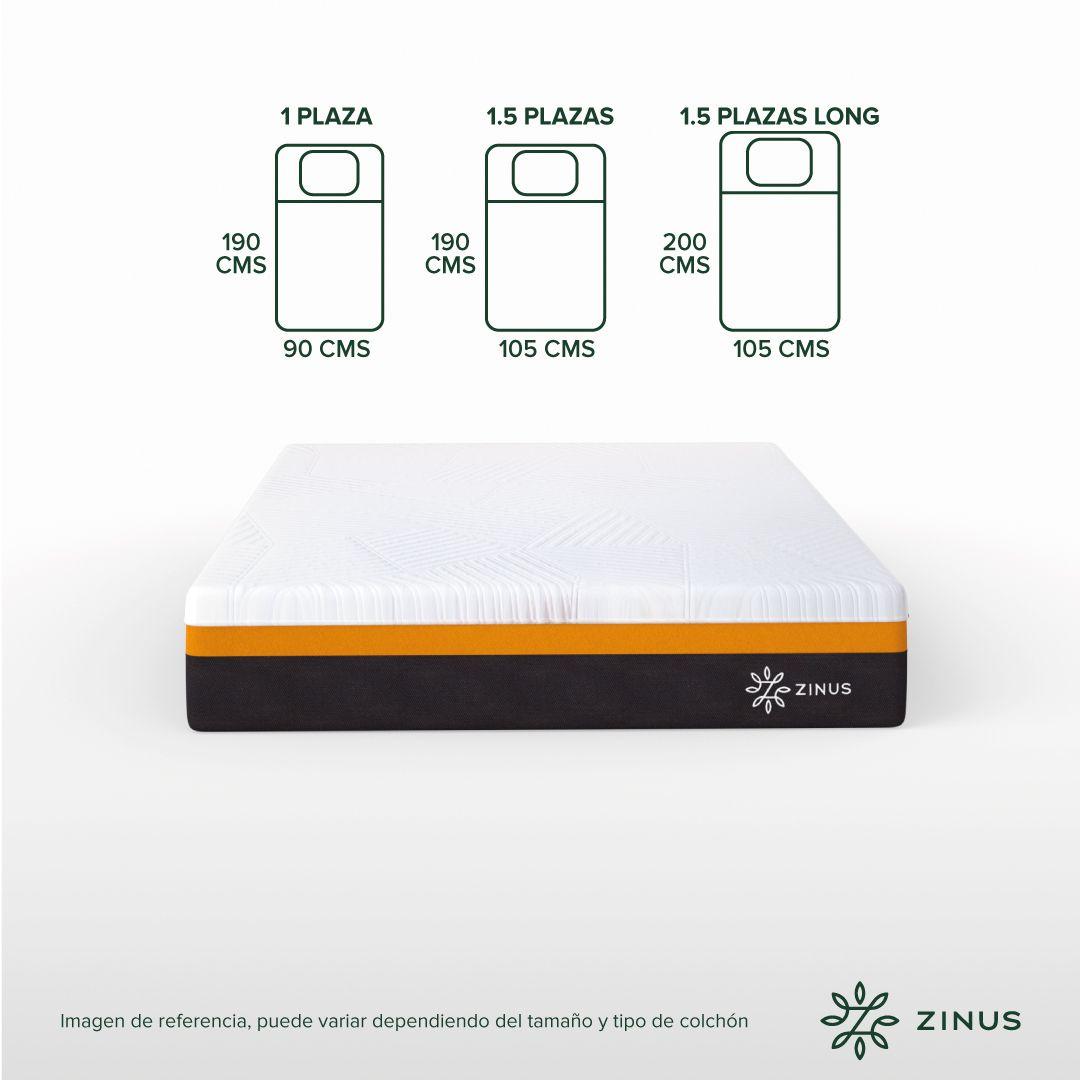 Colchón Zinus Super King 200x200x30cm  Regula Temperatura-2