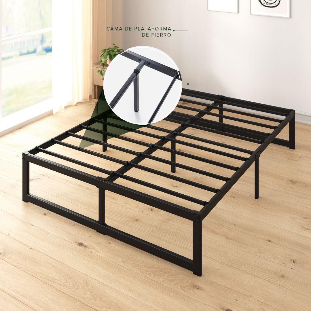 Base de cama ABEL Zinus 1.5 plazas 105x190x36cm-5
