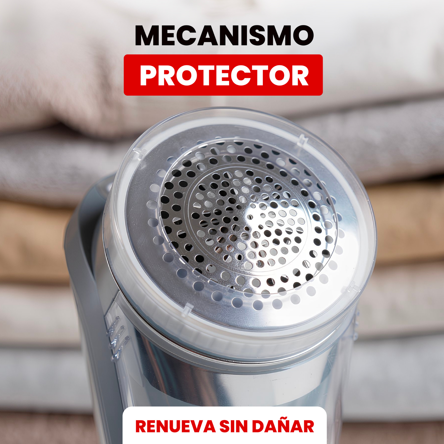 Quitapelusas Eléctrico Renova para Ropa Textiles con Luz LED-5