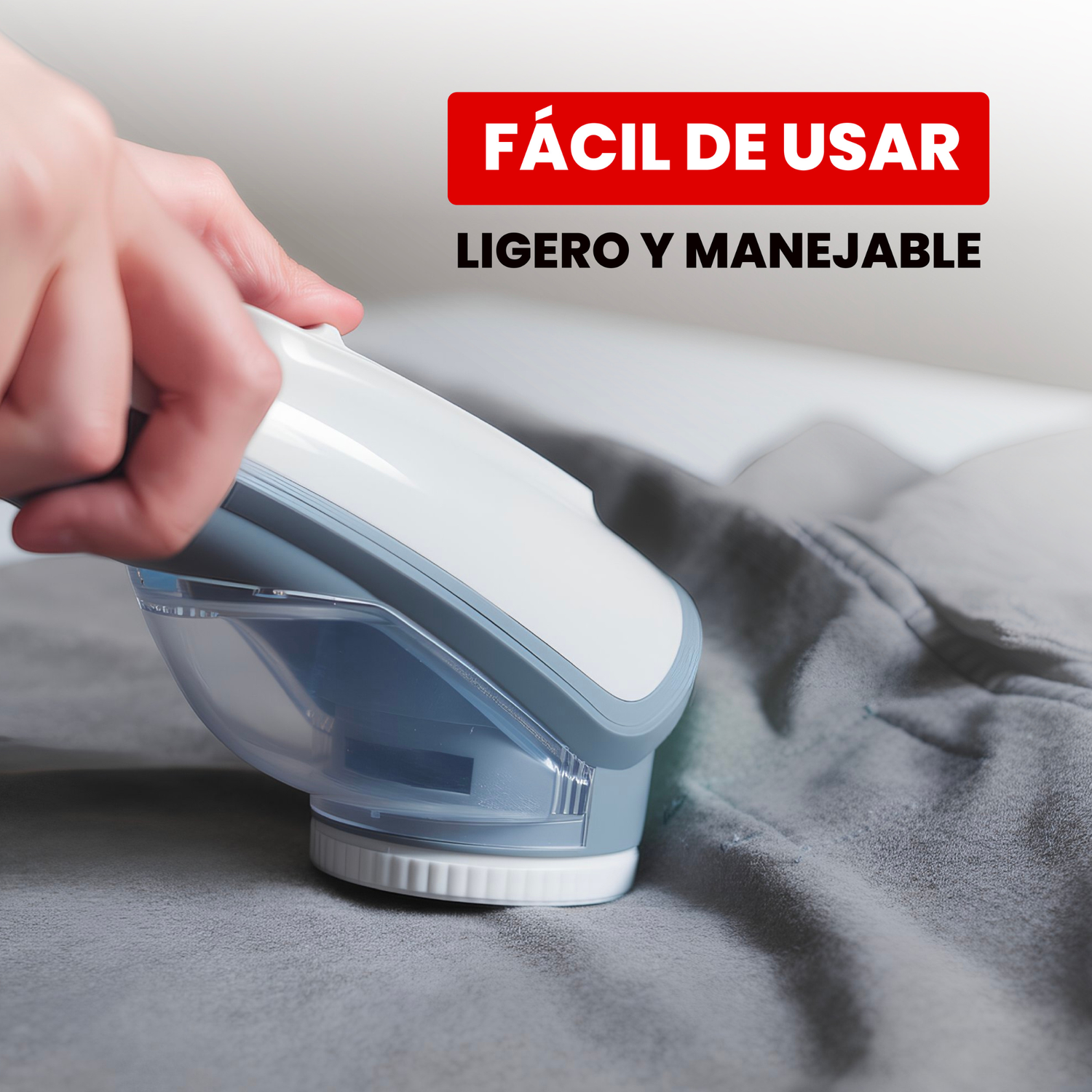 Quitapelusas Eléctrico Renova para Ropa Textiles con Luz LED-7