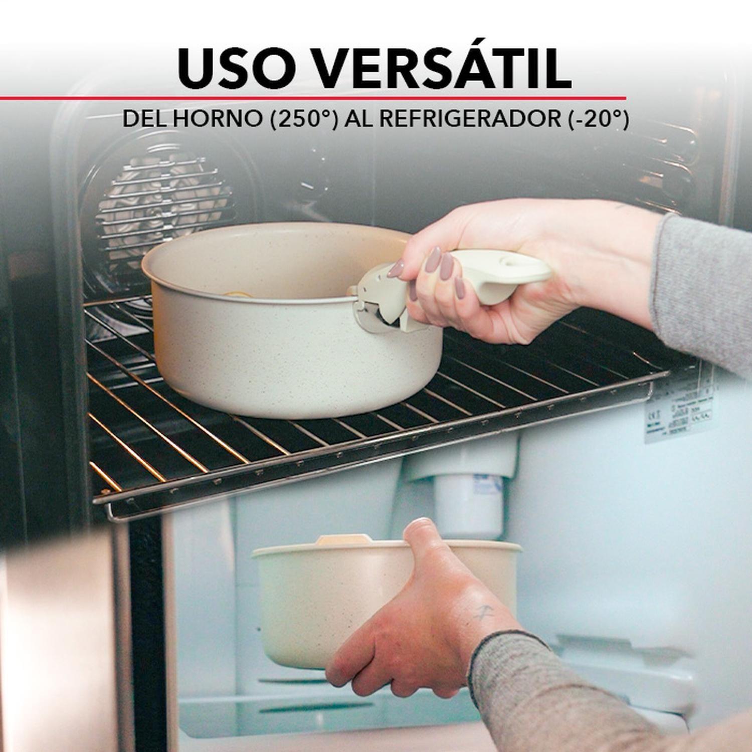 Batería de Cocina Antiadherente Granito 11 piezas Infini-7