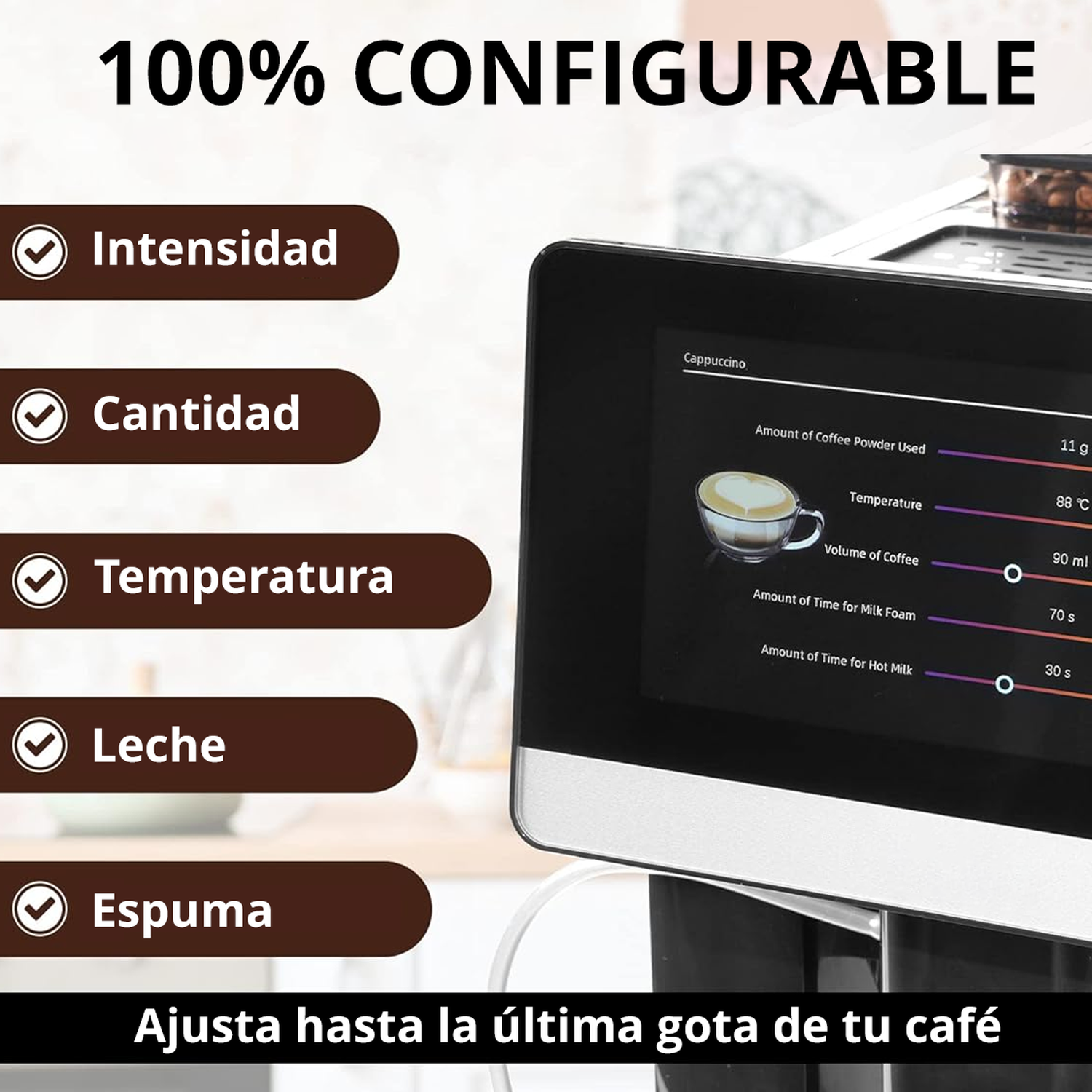 Cafetera Superautomatica Pro Hogar Oficina Maier Barista-5