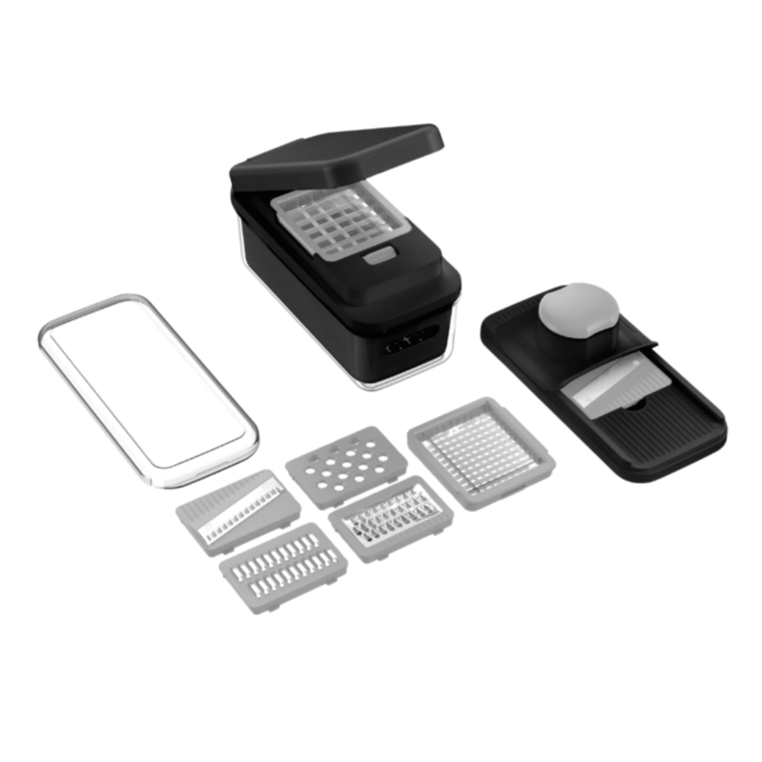 Rallador Picador Cortador Frutas Verduras Multiuso QuickChop Pro-5